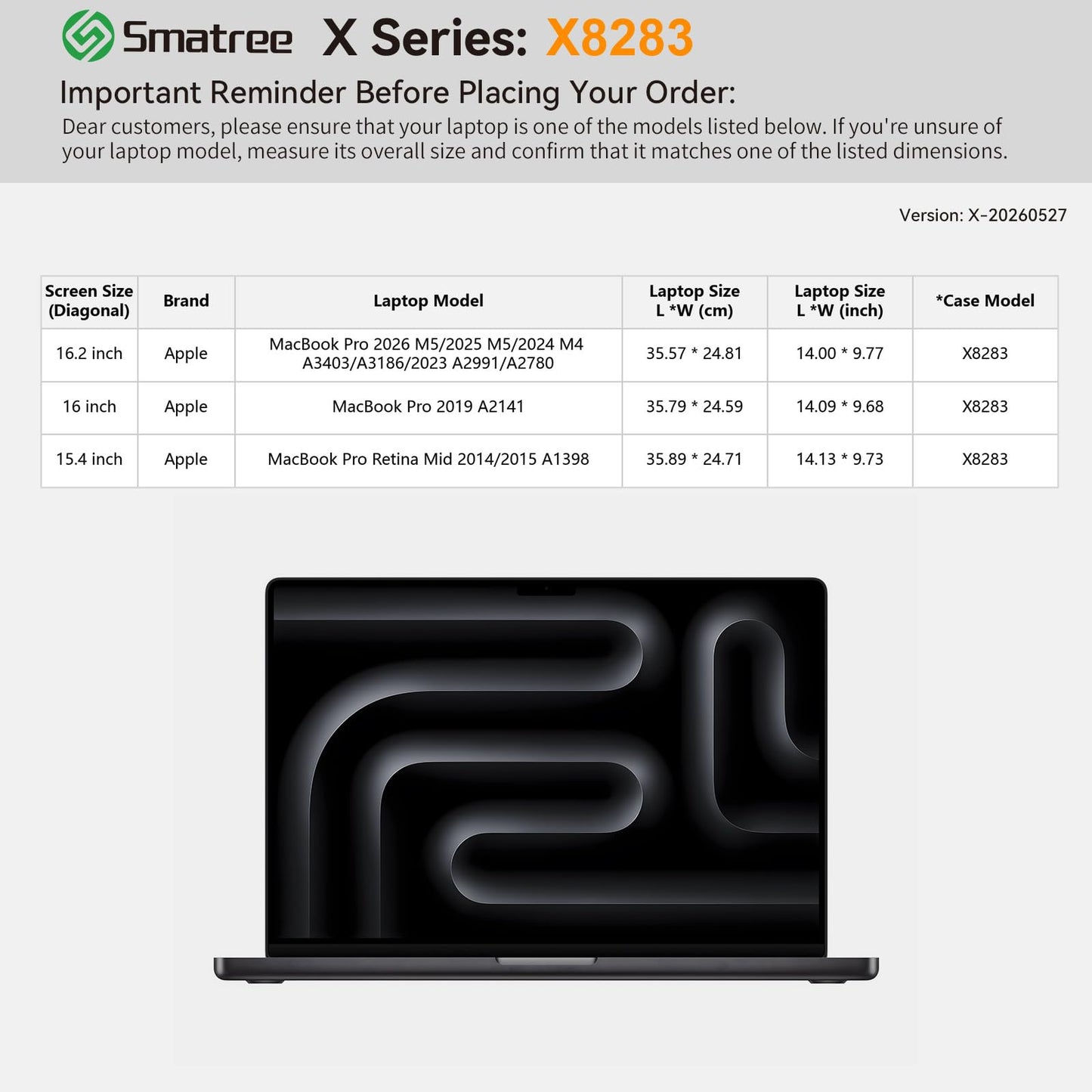 Smatree Hard EVA Protective Sleeve Case Compatible for 16.2 inch Apple MacBook Pro M3 Pro/M3 Max/M2 Pro/M2 Max 2023/A2991/A2780, for 16.2 inch Apple MacBook Pro M1 Pro/M1 Max 2021/A2485 Sleeve (X8283)