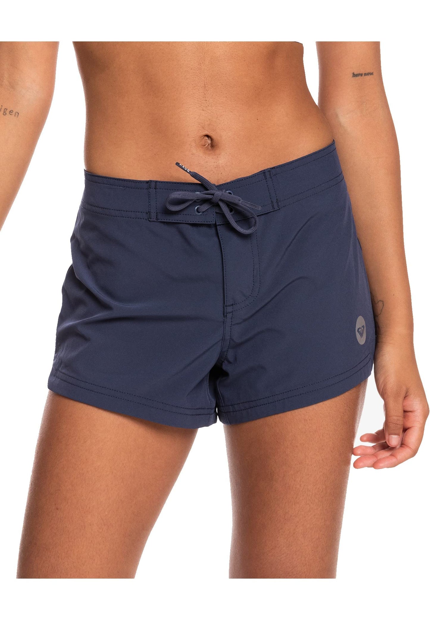 Roxy Women's Board Quick Dry Bathing Suit Shorts, 2" Inseam-Swimsuit Bottoms (XS-XXL), Mood Indigo, X-Large