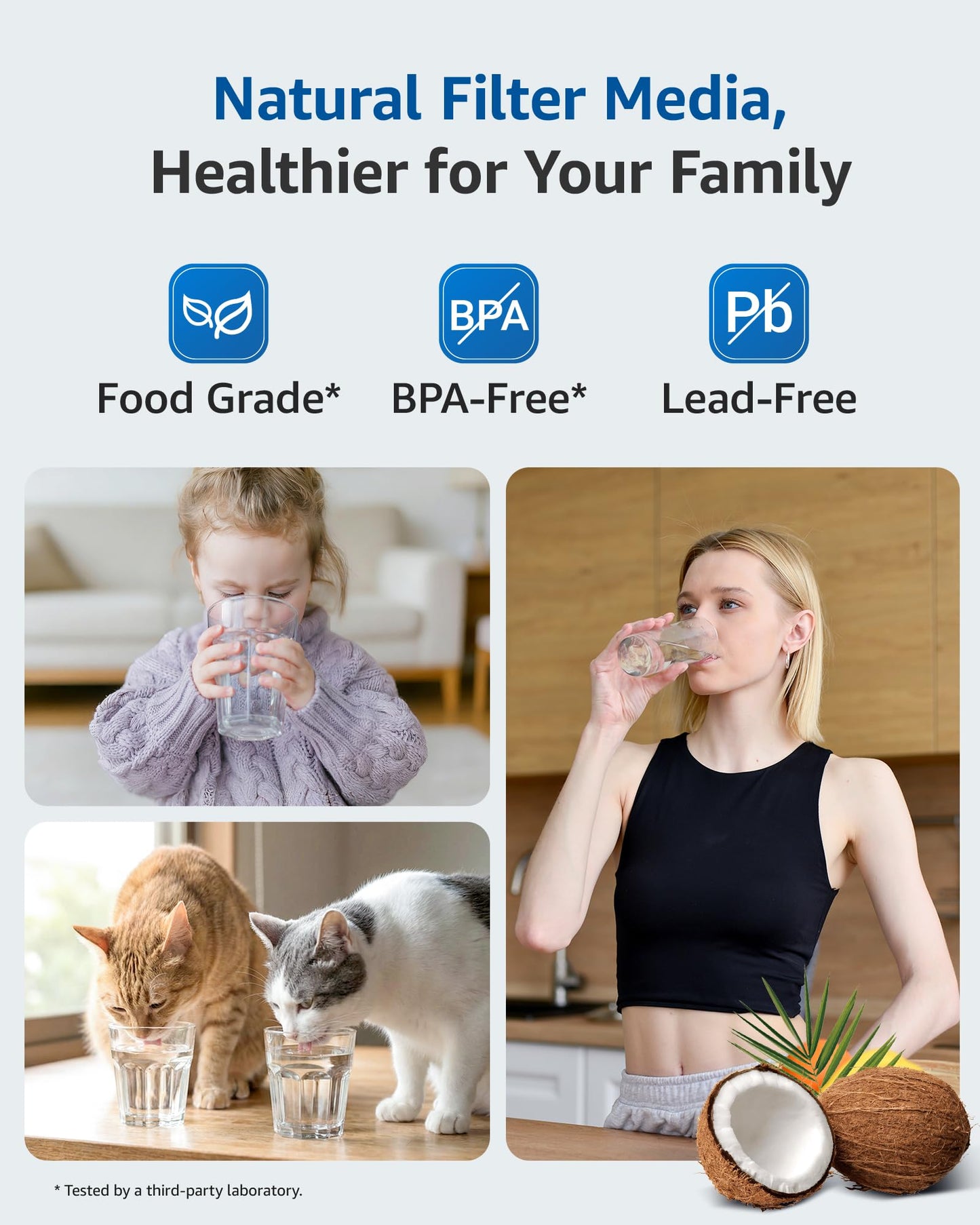 Maxblue MB-F19C (with CHIP) NSF 401 Certified Refrigerator Water Filter, Replacement for GE® RPWFE®, RPWF, WSG-4, WF277, GFE28GMKES, PFE28KBLTS, GFD28GSLSS, PWE23KSKSS, GYE22HMKES, DFE28JSKSS