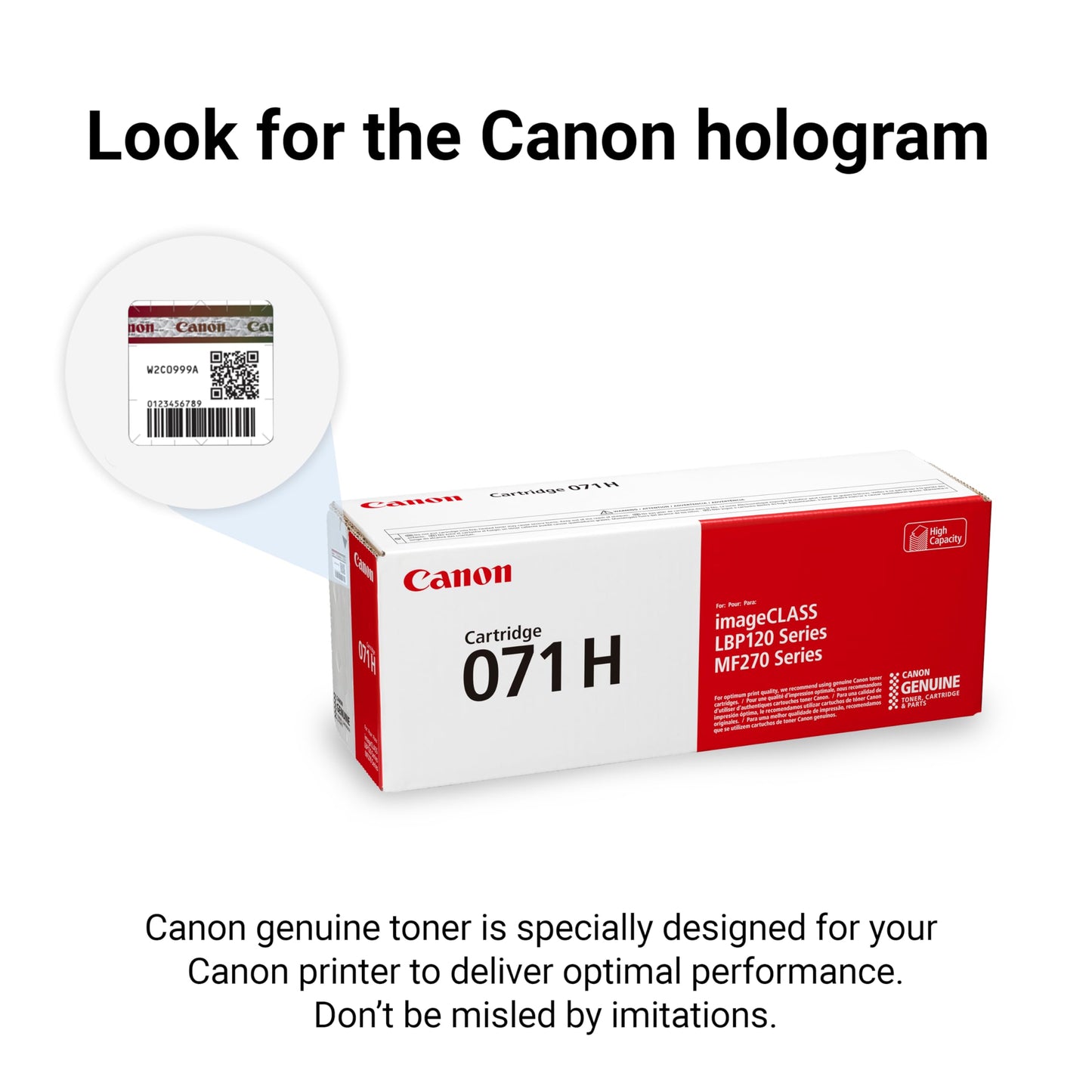 Canon Cartridge 071 H High Capacity Black