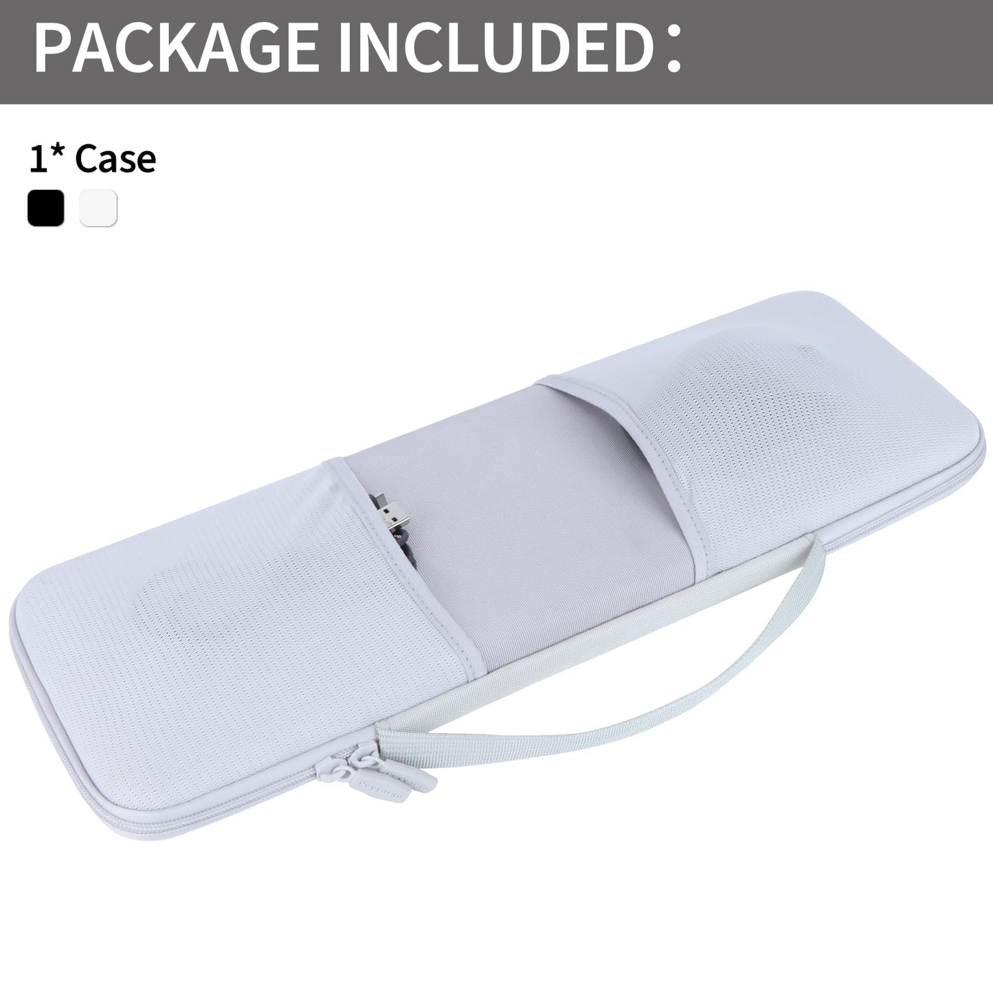 Peyyargo Case Compatible with Logitech MX Mechanical Illuminated Performance Keyboard (Pale Grey)