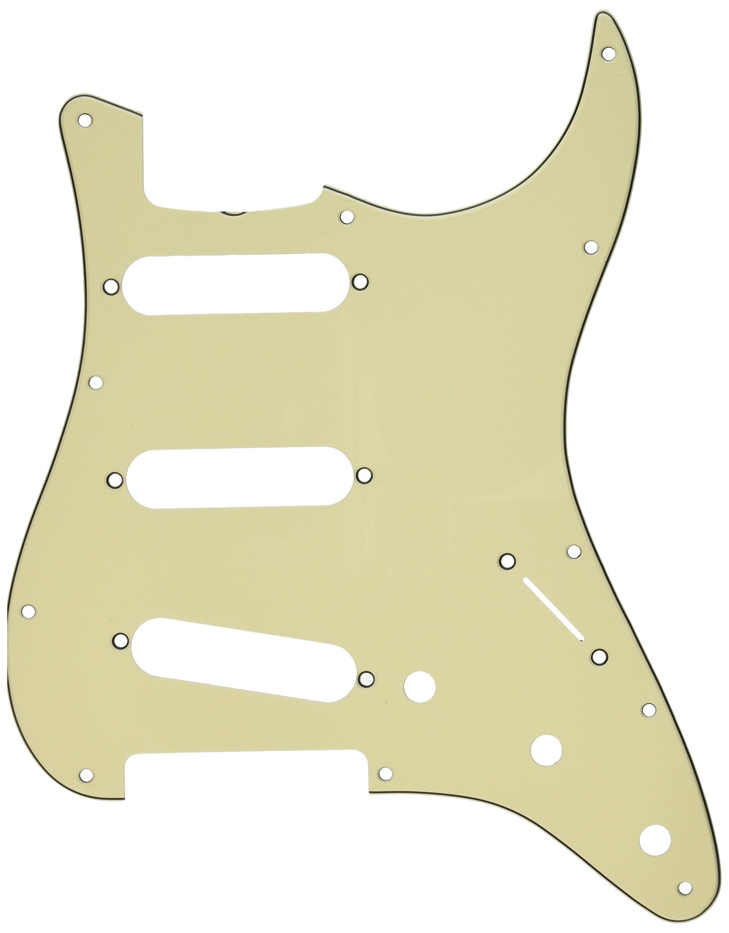 Fender 099-1343-000 62 Stratocaster 11 Hole Mint Green Pickguard, 3-Ply for 3 Single Coil Pickups