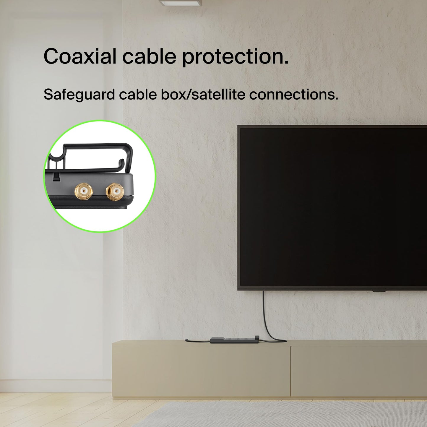 Belkin Power Strip Surge Protector - 12 AC Multiple Outlets & 8 ft Long Flat Plug Heavy Duty Extension Cord for Home, Office, Travel, Computer Desktop, Laptop & Phone Charging Brick (3,940 Joules)