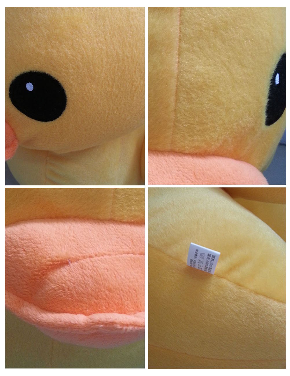 50cm/19inch Plush Yellow Duck Soft Stuffed Animal Toy Sofa Decoration for Kids Birthday