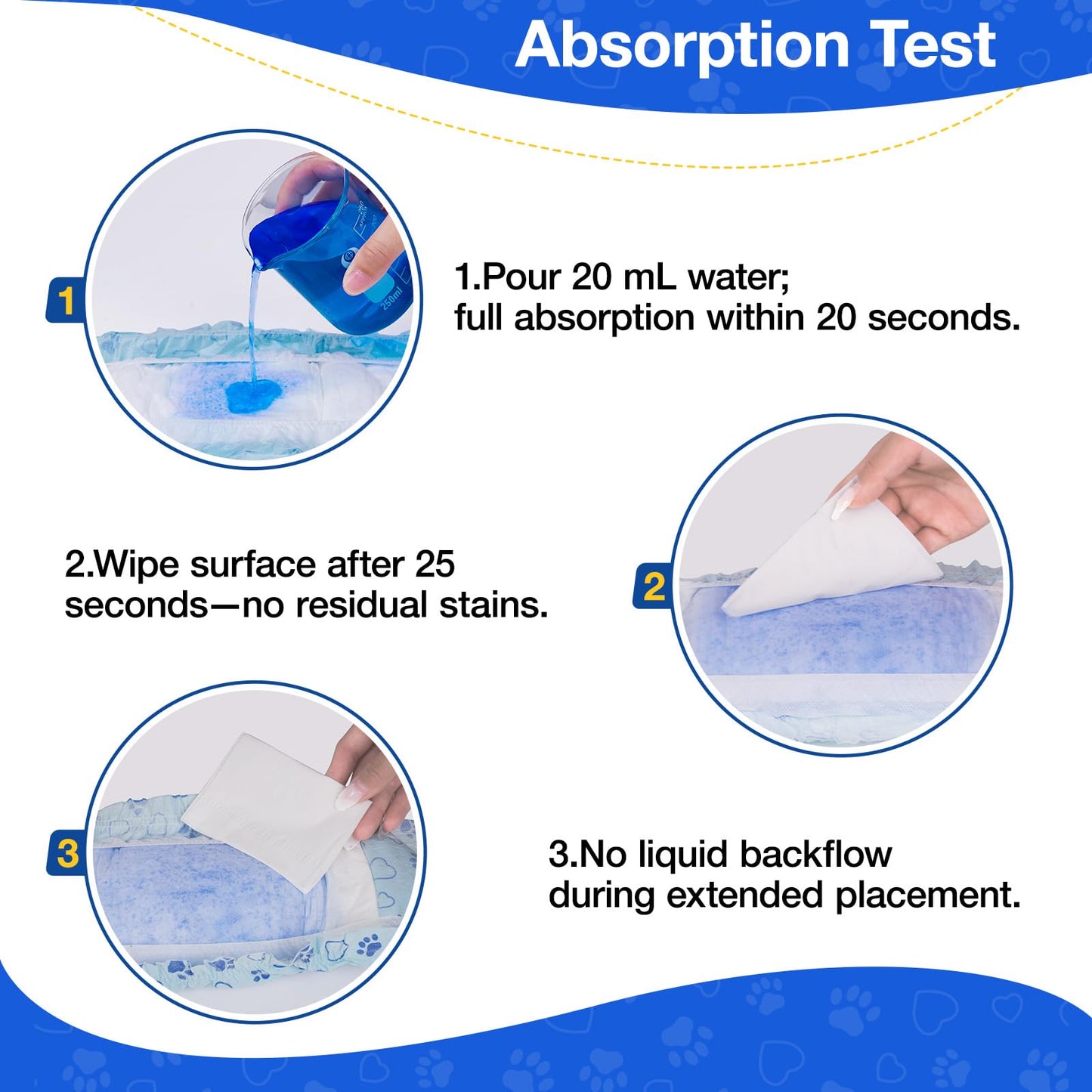 Male Dog Diapers with Wetness Indicator, Disposable Belly Band for Puppy Male Diapers, Doggie Wraps for Puppy Training, Incontinence, S, 52 Count