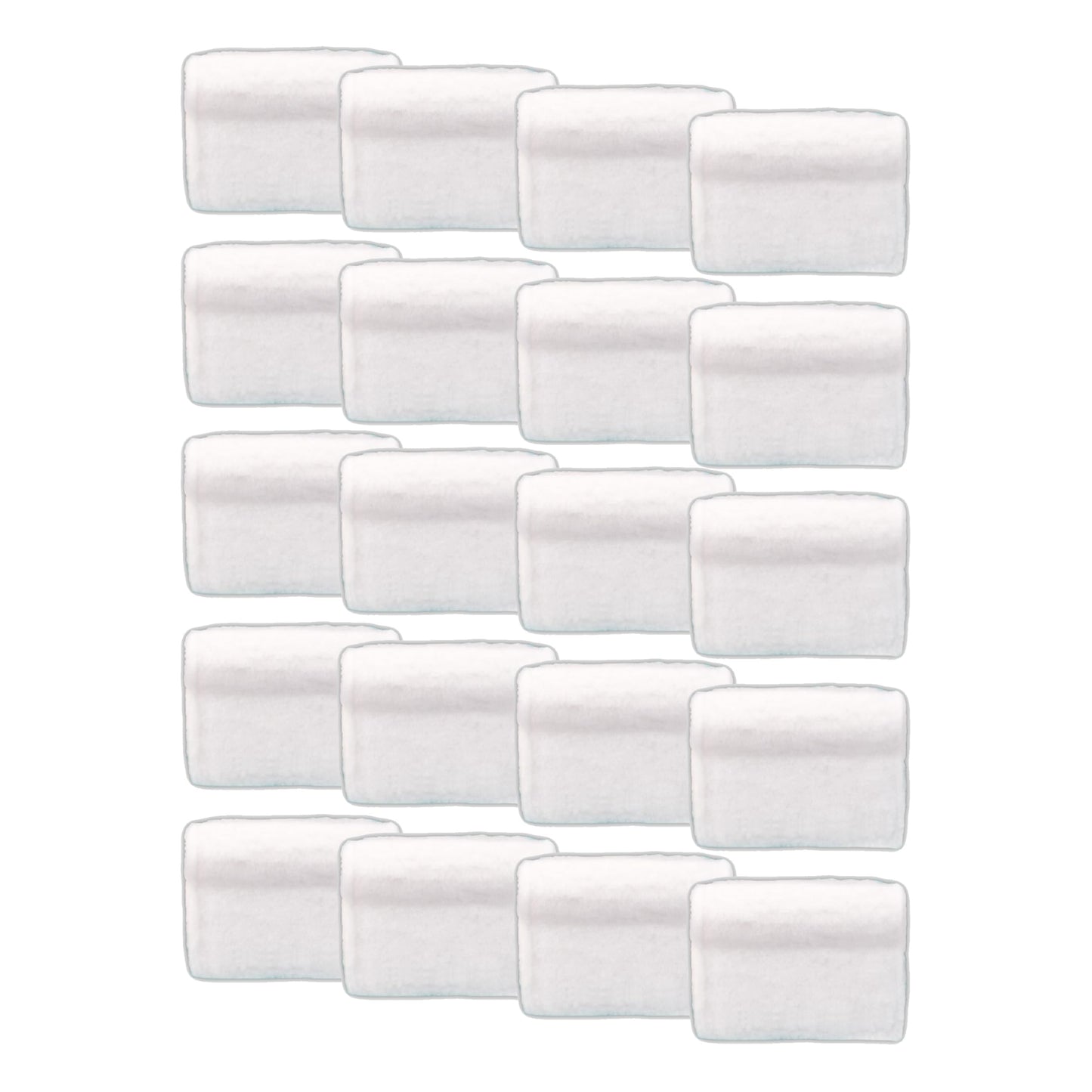 Baseboard Buddy 20-Pack Replacement Pads | Reusable Cleaning Pads for Wet & Dry Use | Trap Dust, Dirt & Pet Hair | Mop Pad Refills for Baseboards, Trim, Molding & More