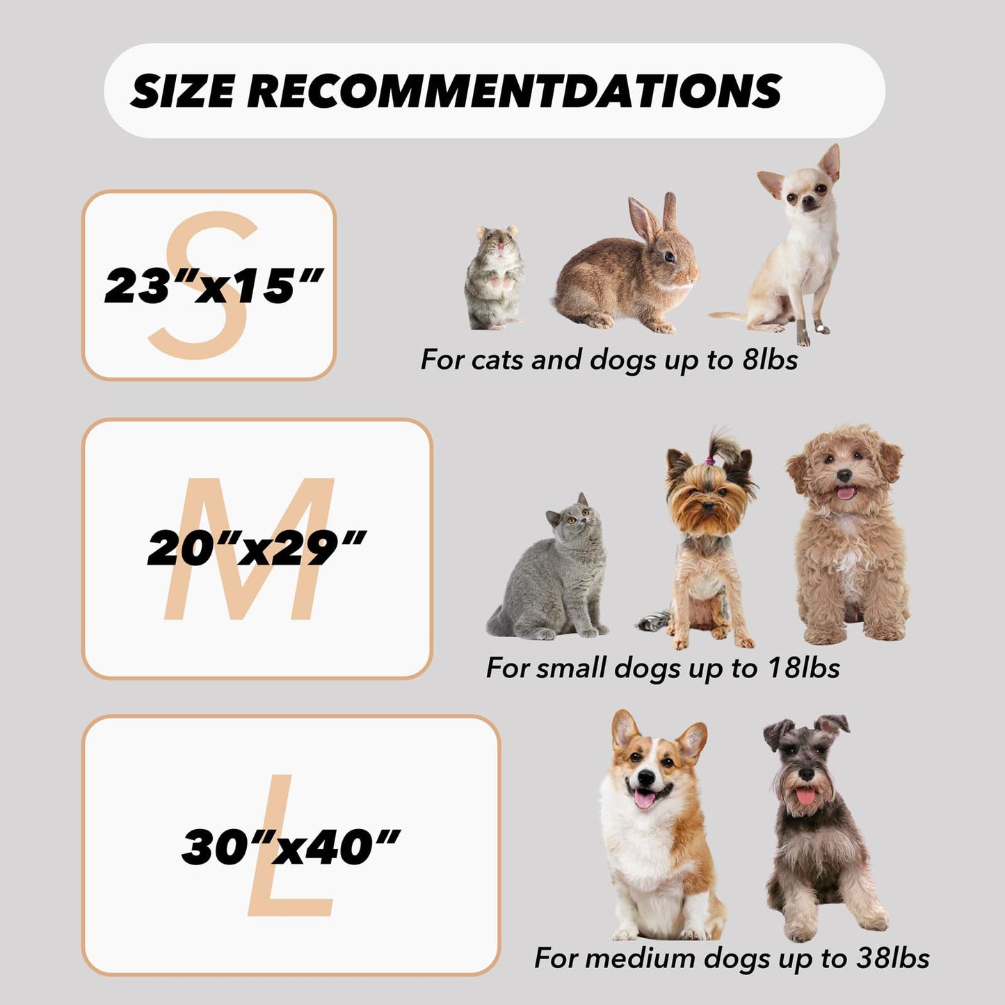 1 Pack 3 Puppy Blankets for Large Dogs Super Soft Warm Sleep Mat Grey Cute Print Fluffy Fleece Pet Throw Dog Blankets for Medium Dogs Cats,Star&Bone&Love-Large(40"x30")