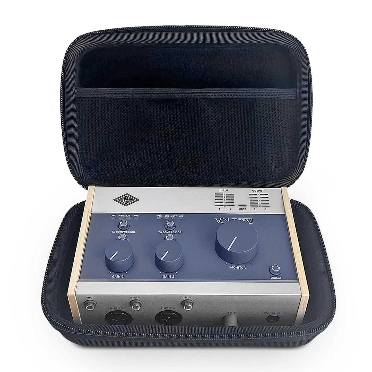 Analog Cases Universal Audio Volt 276/176 Case - Custom-Fitted Compact Pulse Hard Case for Travel