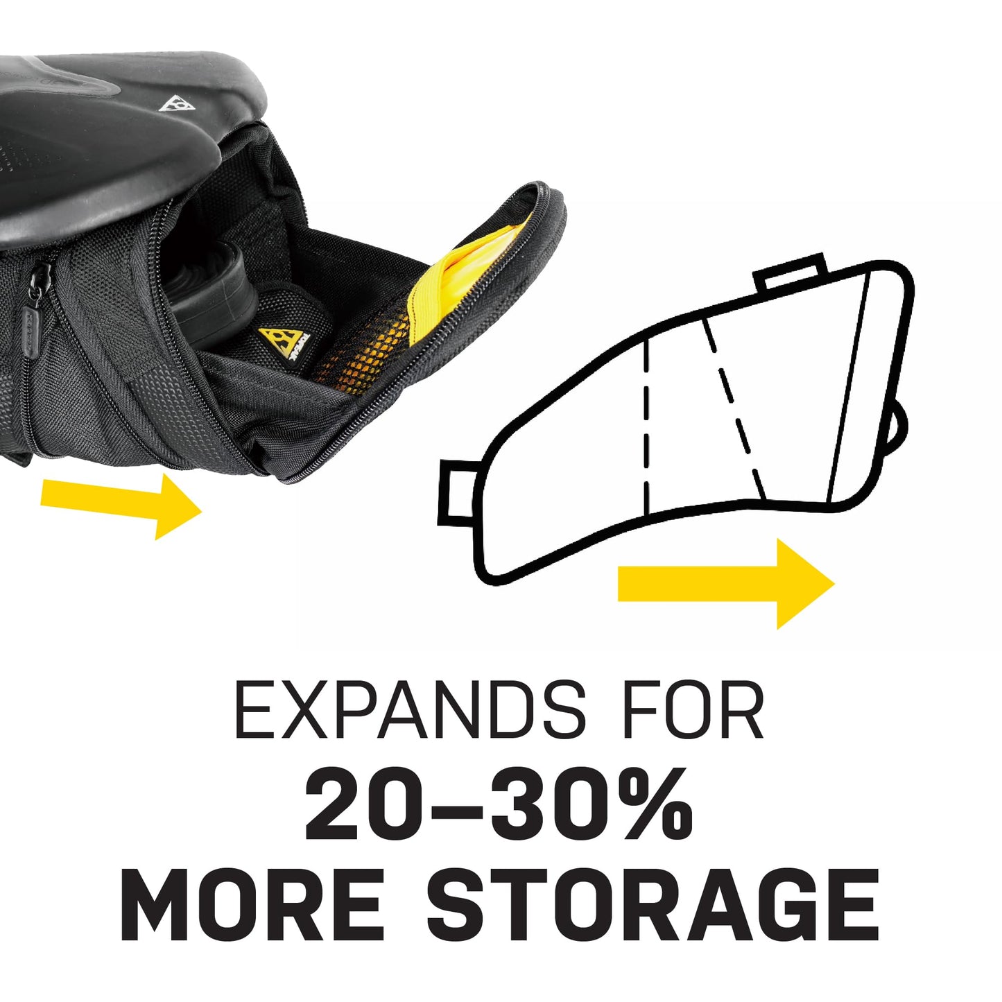 Aero Wedge Pack, with Fixer F25, Medium