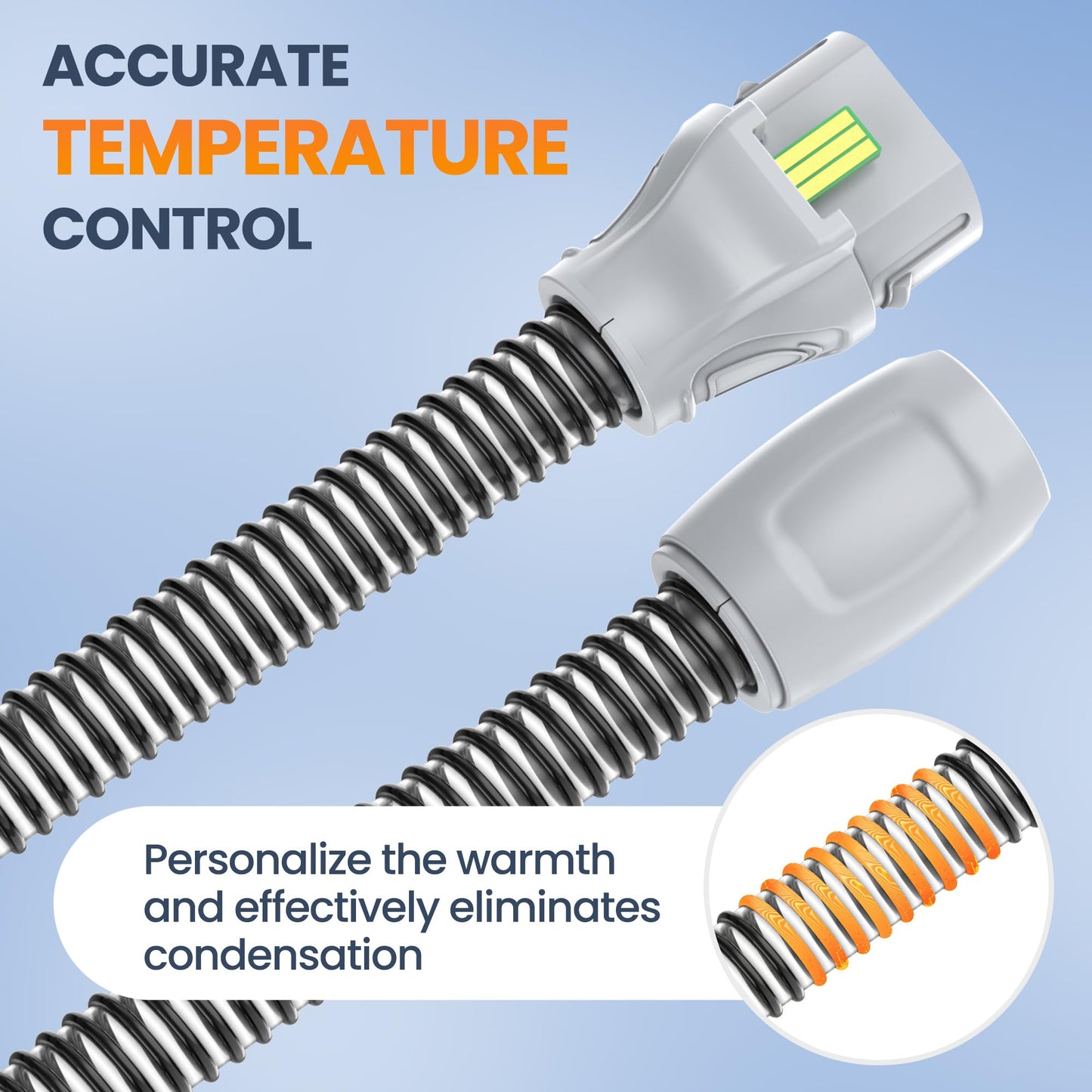 Air Heated Tubing for Airsense 10 & Aircurve 10 - Climate Line Air Hose Compatible with Resmed - Improved Version Replacement Tubing Supplies