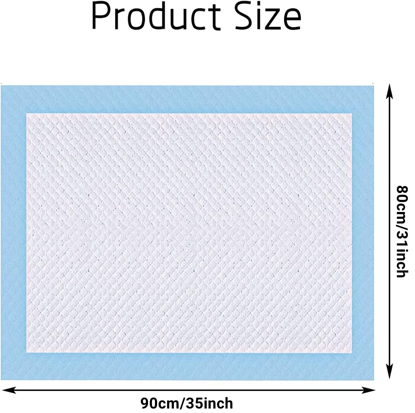 Dog Pee Pads Extra Large 31"x 35", X-Large Training Puppy Pee Pads Super Absorbent & Leak-Proof, XL Disposable Pet Piddle Pad and Potty Pads for Dogs, Puppies, Doggie (40 Count)