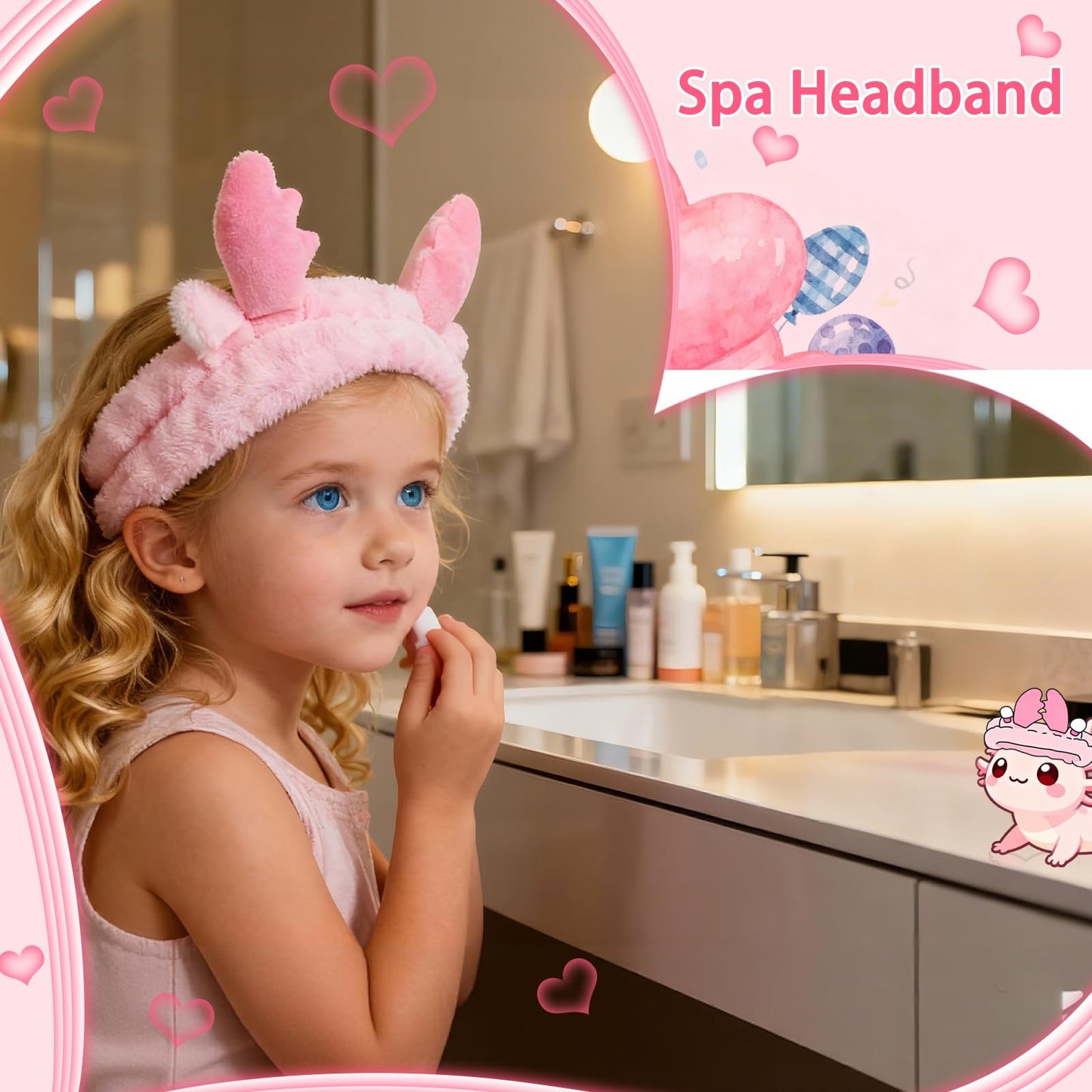 Axolotl Gift Set for Girls，Cute Axolotl Themed Gift Box with Fluffy Diary with lock and keys, Stickers, Pen and More Axolotl Accessories, Christmas Birthday Gifts for Girls