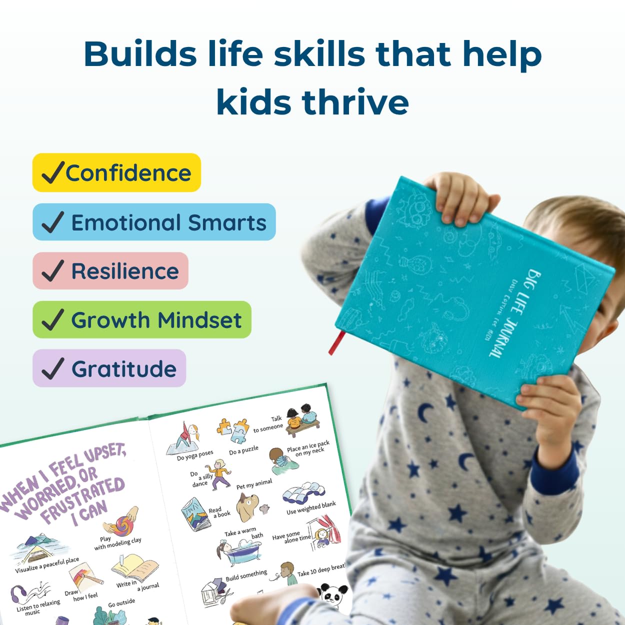 Big Life Journal - Daily Journal for Kids - A Growth Mindset Workbook for Children – Interactive Journal and Goal Planner for Kids – Daily Guided Journal for Children