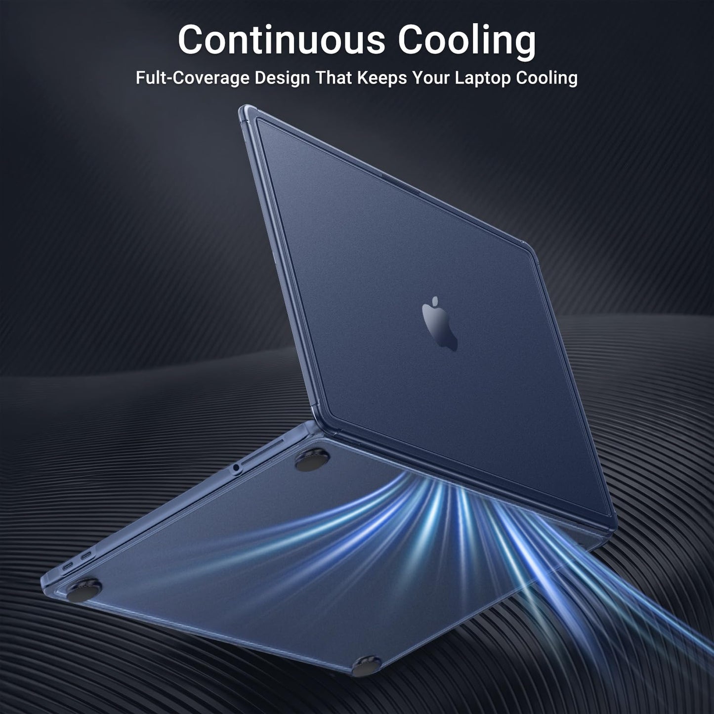 MOSISO Anti-Crack Hard Case Compatible with MacBook Neo 13 inch 2026 Release with A18 Pro Chip Model A3404, 4 in 1 Kit Matte Finish Shell Case Cover with Reinforced Corners, Indigo