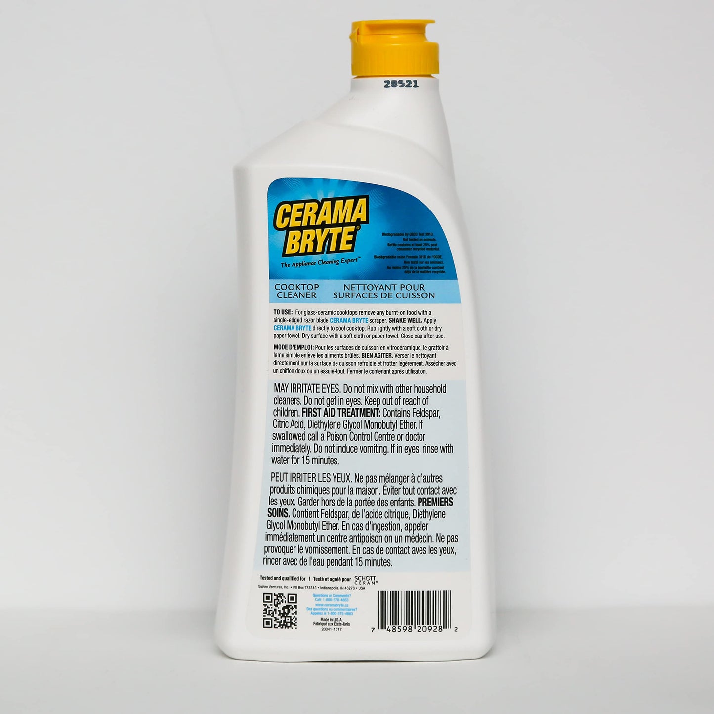 Ceramic Cooktop Cleaner Kit,650 ml (22 oz.) stovetop cleaner,scraper and 6 pads,stove top cleaner and oven cleaner,8 Piece Set