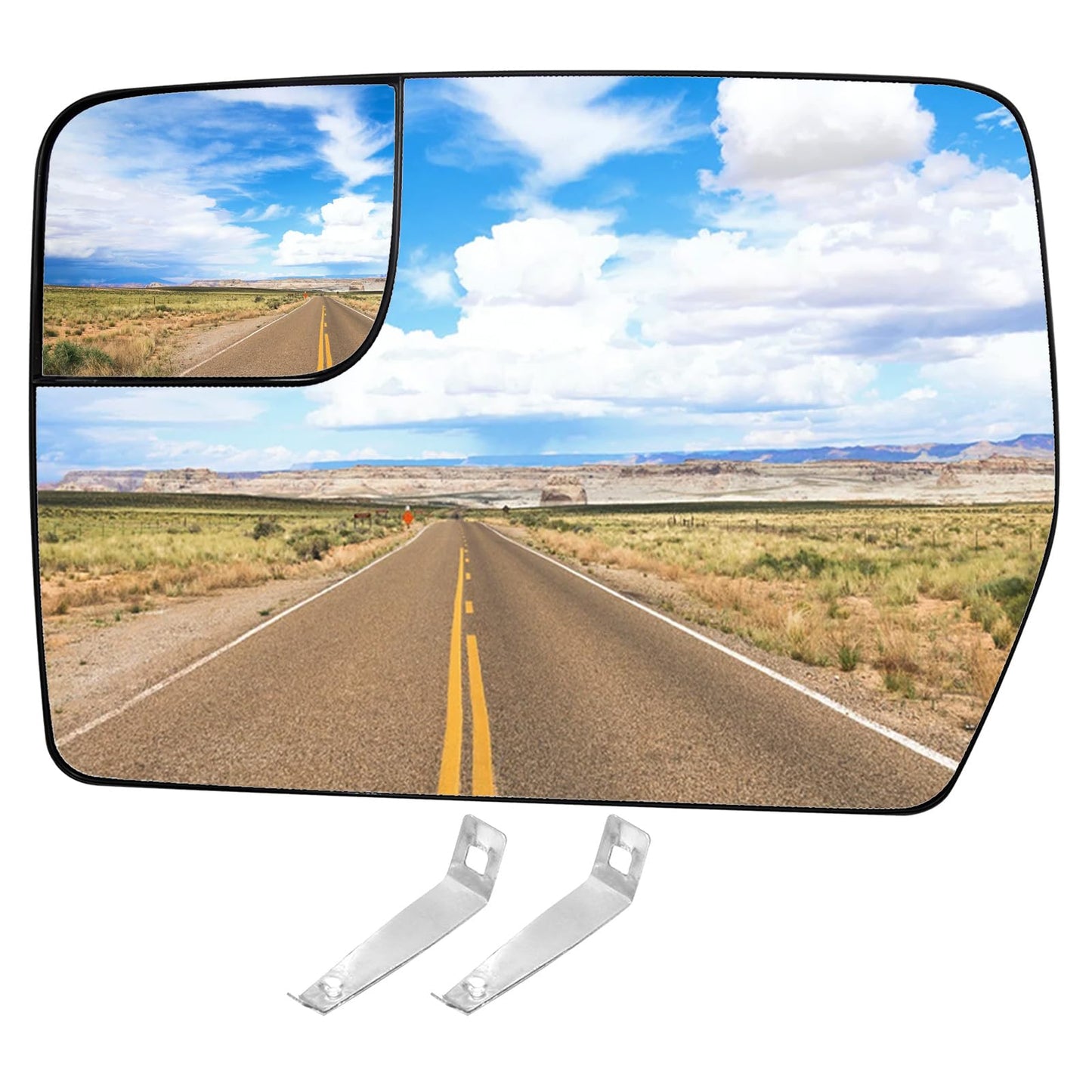 Saihisday BL3Z17K707E Driver Left Side Heated Mirrors Glass, Replacement for Ford F Series 150 2011 2012 2013 2014, Replaces BL3Z17K707E