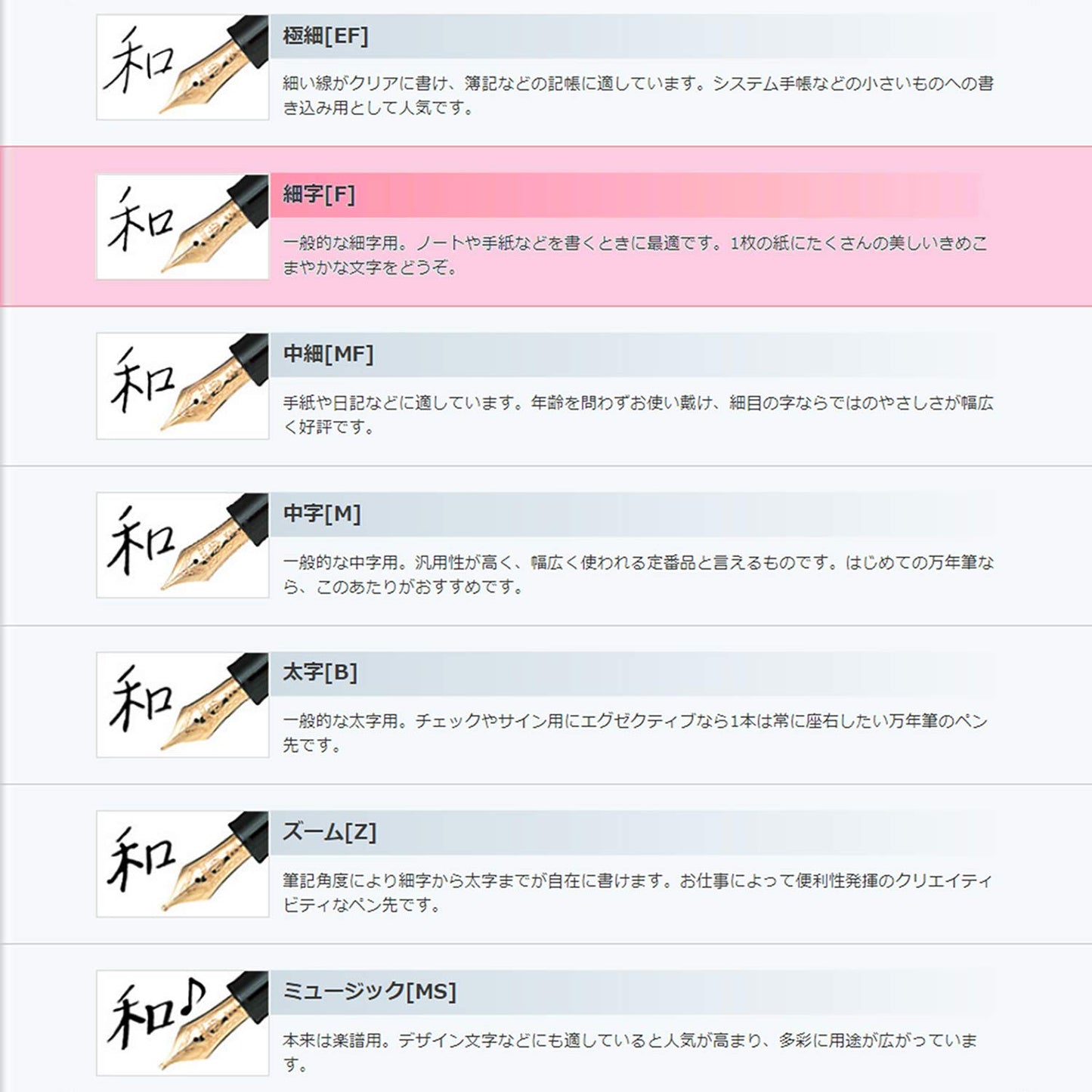 Sailor Fountain Pen, Shiki-ori Hisakata Wakazu Fine Point 11-0500-249