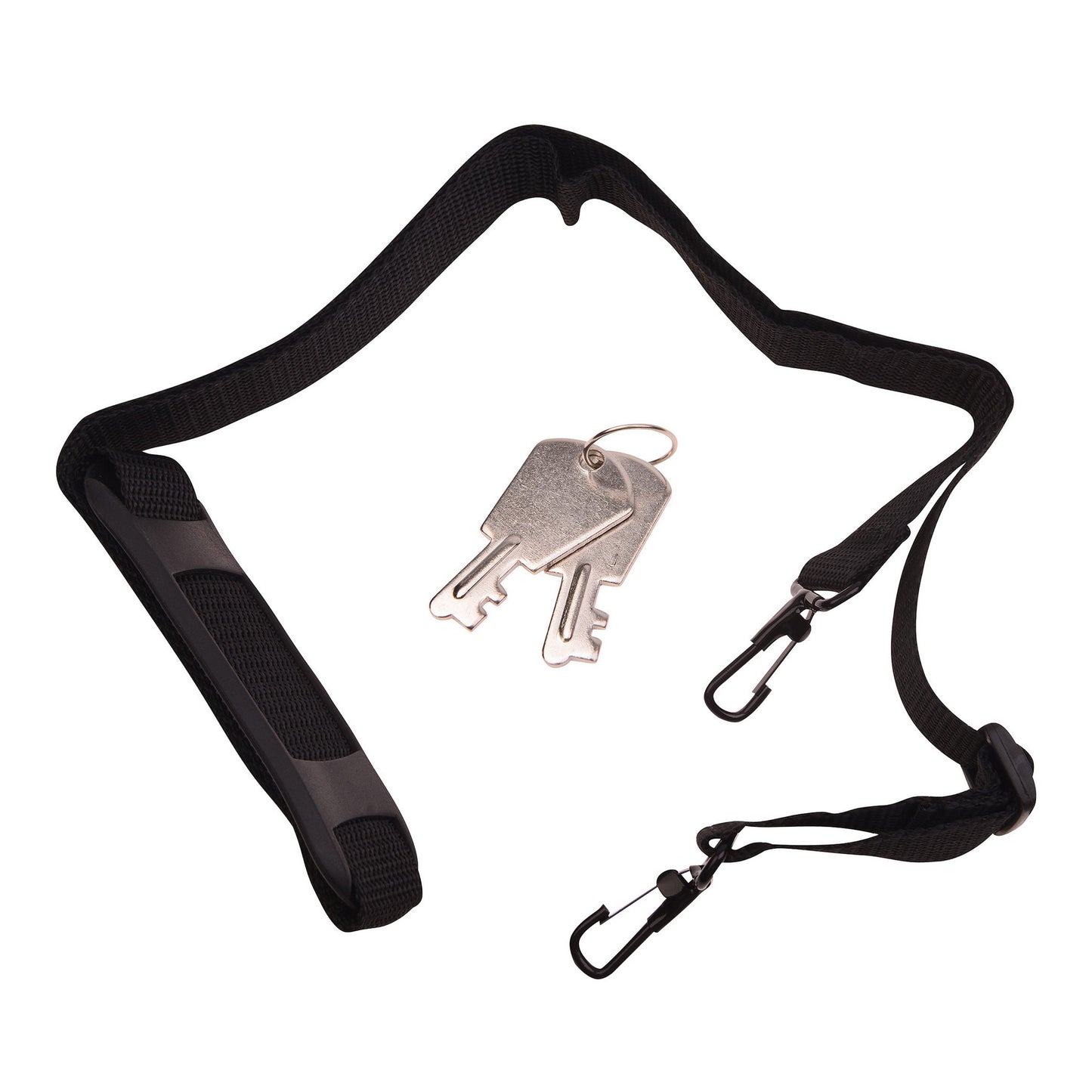 SHANY Essential Pro Makeup Train Case with Shoulder Strap and Locks - Silver