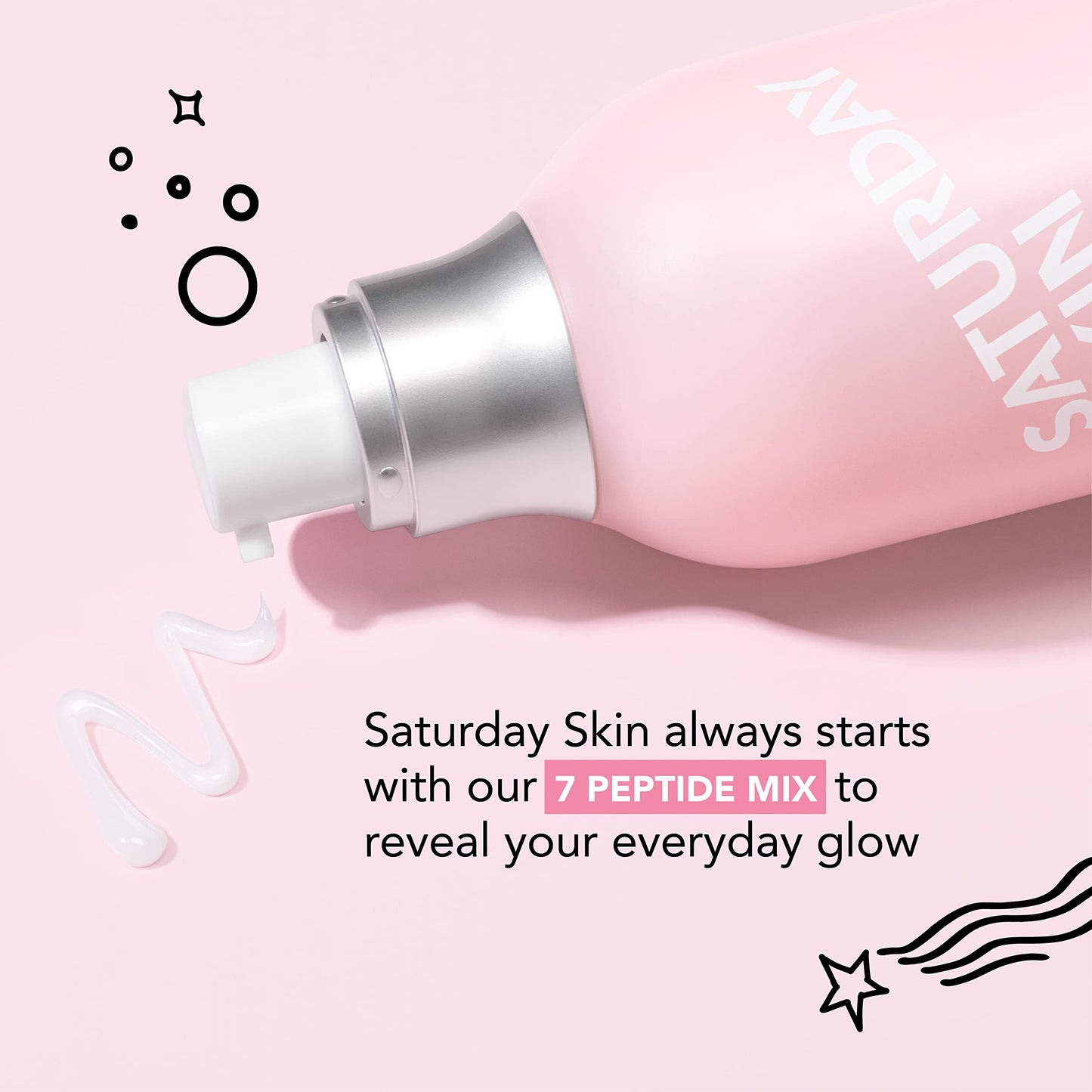 Saturday Skin Wide Awake Brightening Eye Cream Illuminating for Lightweight, Moisturizing, Deeply Hydrates (30ml, 1.01 fl. oz.)