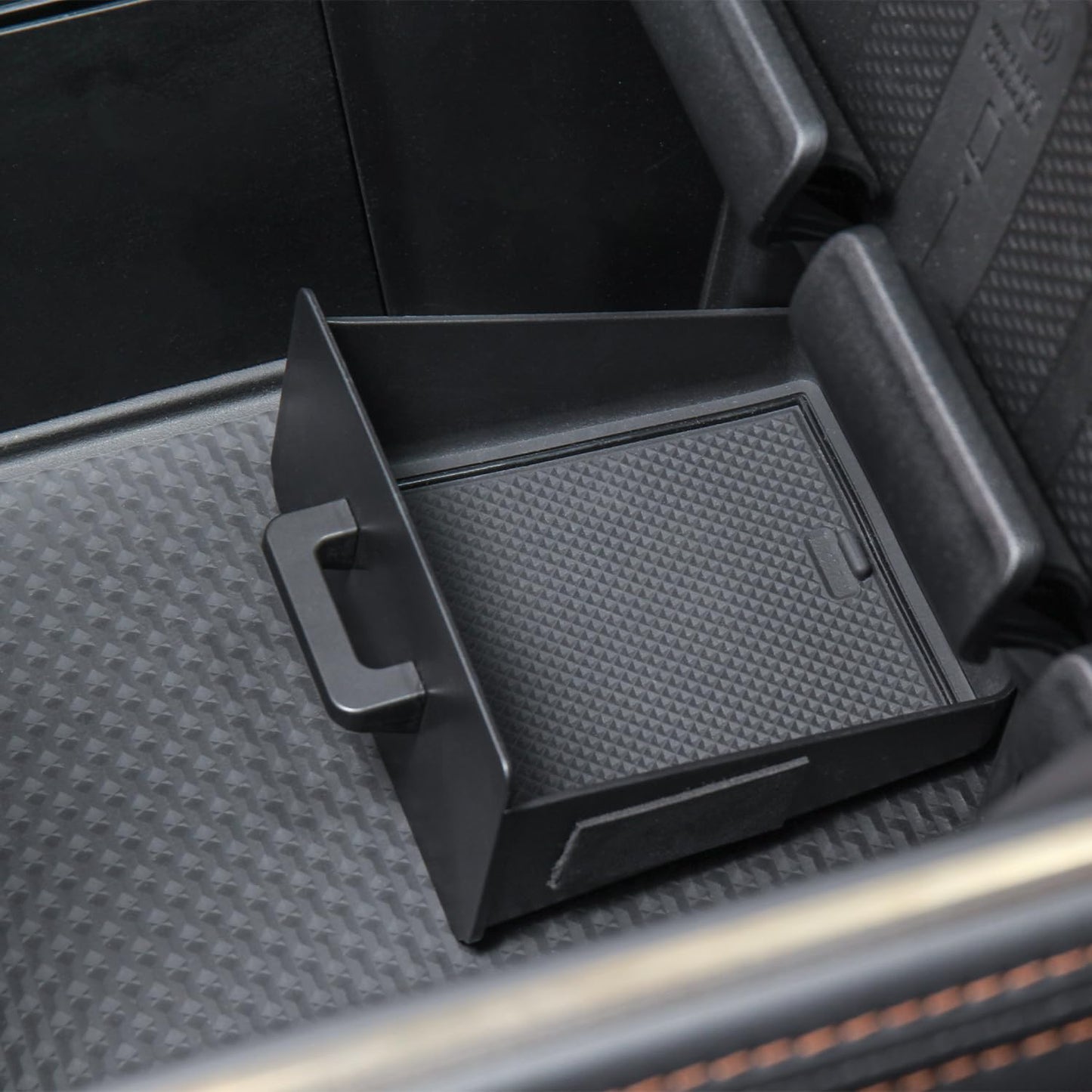 PIMCAR Removable Storage Drawer Tray Compatible with 2019-2026 Dodge RAM 1500 2500 3500 Center Console Storage Drawer Accessories Cubby Organizer Box ABS Plastic (Only Fit Models with Cubby)