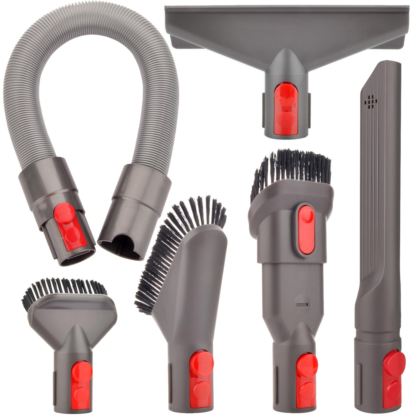 Attachments Kit for Dyson V15 V15s V9 V8 V11 V12 V10 V7 Gen5 Cordless Vacuum Cleaner,Compatible with Detect/Absolute/Outsize/Slim/Cyclone Accessories Replacement Brush Parts