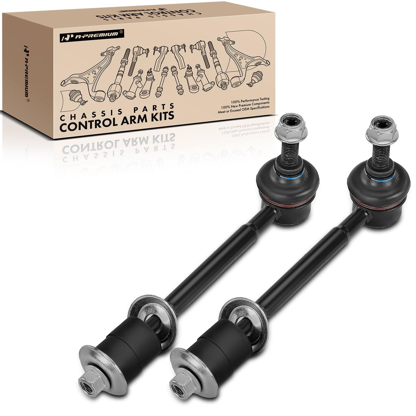 A-Premium 2 x Rear Sway Bar Links Stabilizer Bar Links, Compatible with Ford Escape 2013-2018, Lincoln MKC 2015-2019