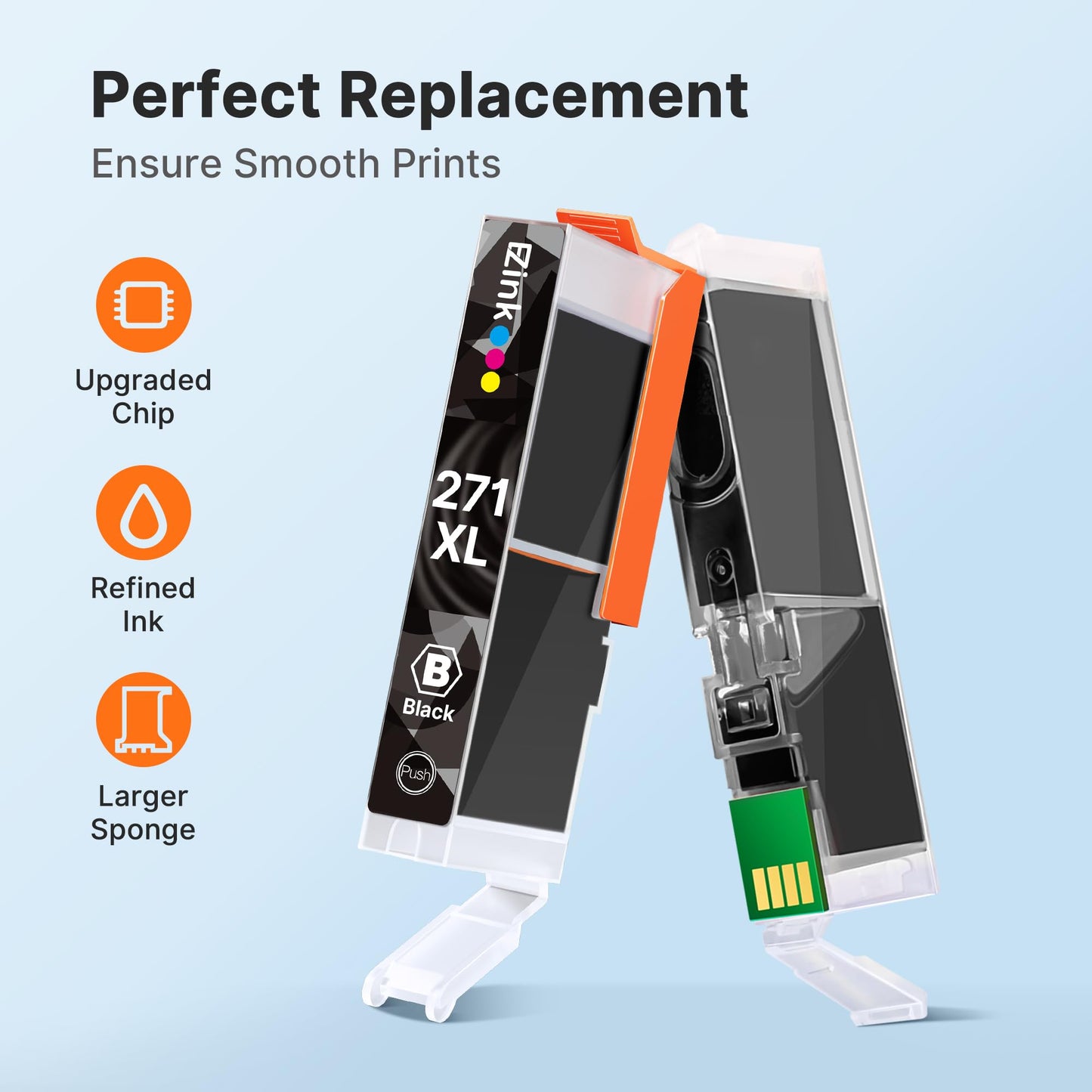 20 Pack E-Z Ink (TM Compatible Ink Cartridge Replacement for Canon PGI-270XL CLI-271XL PGI270 XL CLI271 XL Compatible with MG5720 TS6020 TS9020 (4 Large Black,4 Small Black,4 Cyan,4 Magenta,4 Yellow)