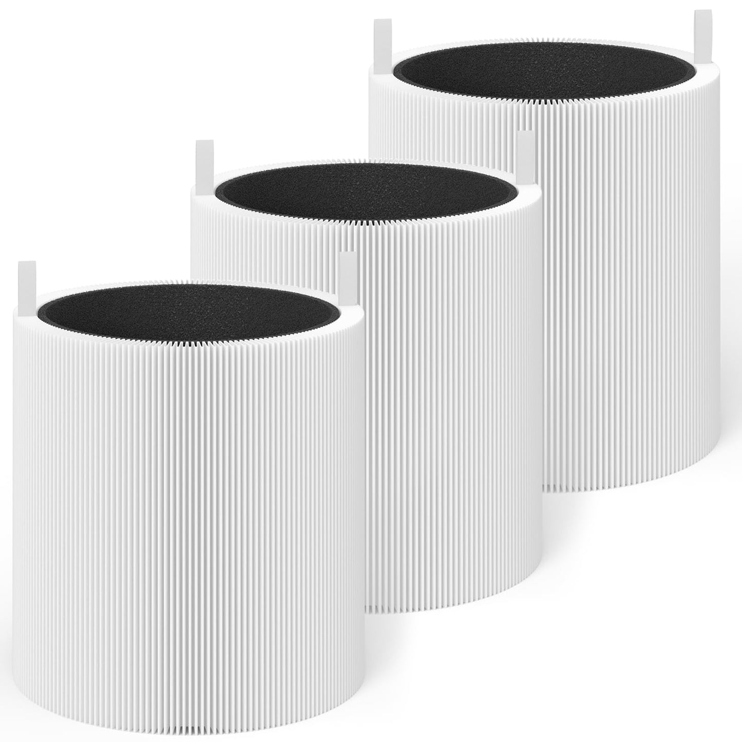 SAKEGDY 3 Pack 511 Replacement Filter, Compatible with Blueair Blue Pure 511 Air Purifier, 2-IN-1 Filtration with H13 True HEPA and Activated Carbon.