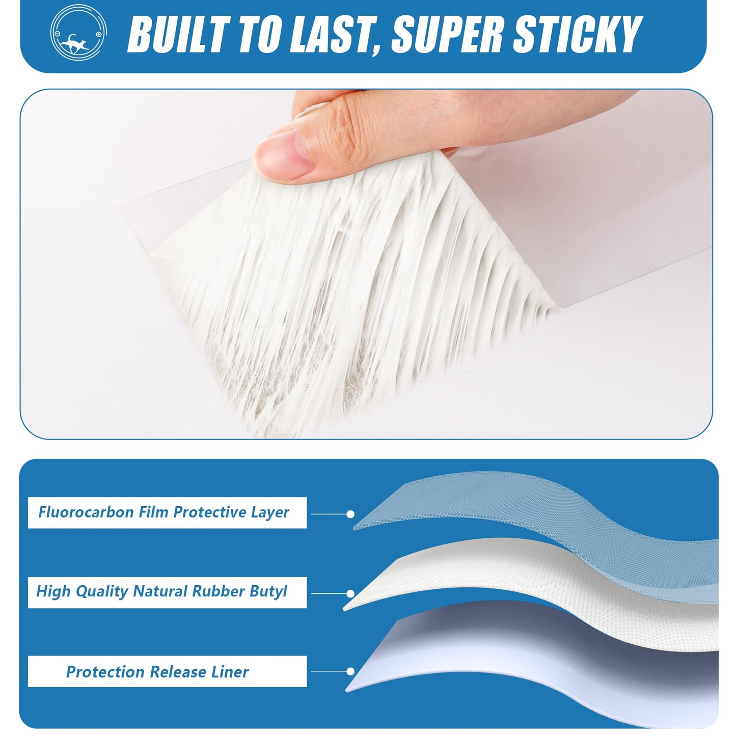 IONCAT RV Roof Sealant Tape, 4 Inch X 50 Feet RV Repair Tape for Camper Trailer Boat Seam Leaks Roof Repair, UV Resistant & Weatherproof RV Seal Tape, RV Roofing Tape Waterproof, White