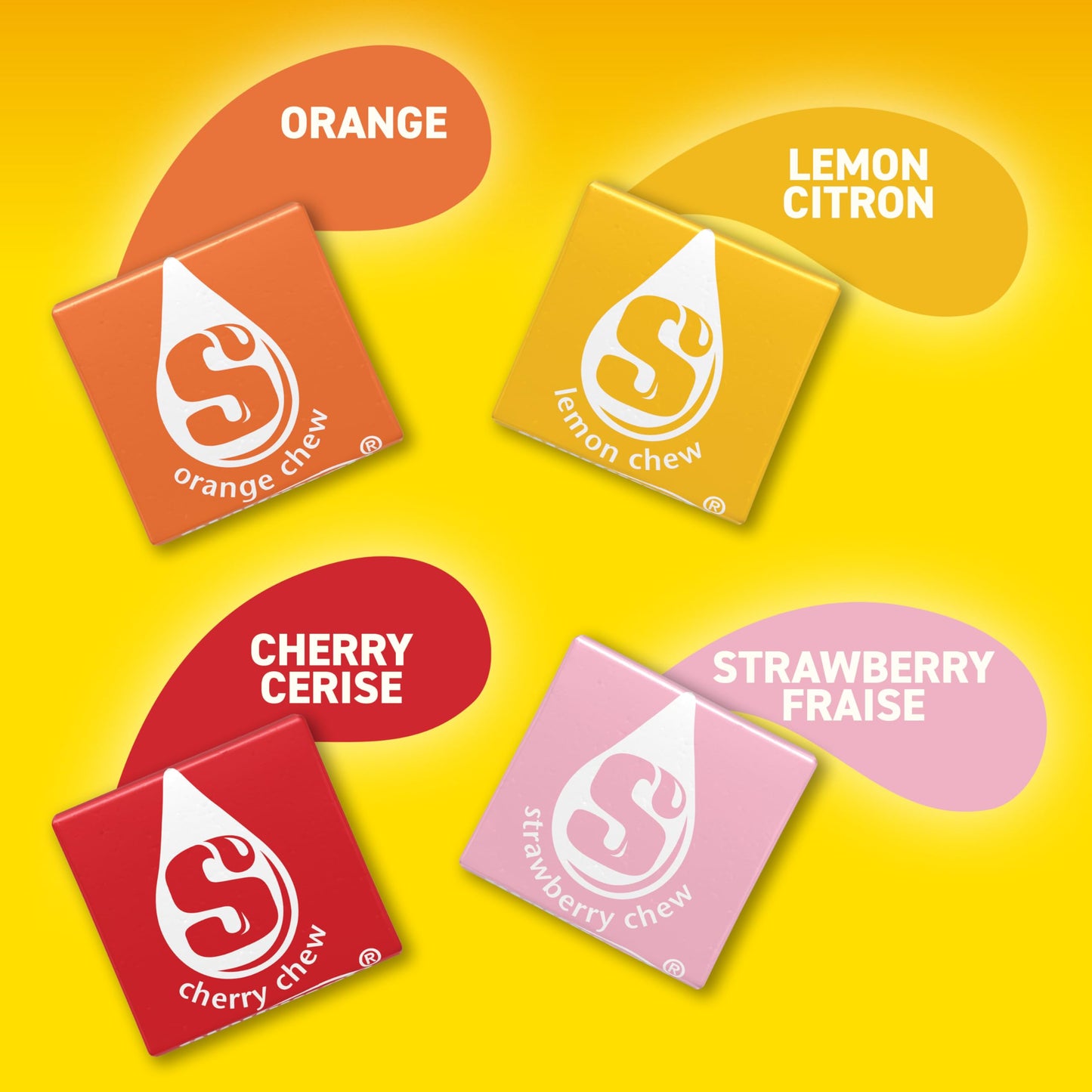 STARBURST, Original Individually Wrapped Chewy Fruit Candy, Stick Pack, 58g (Pack of 36)