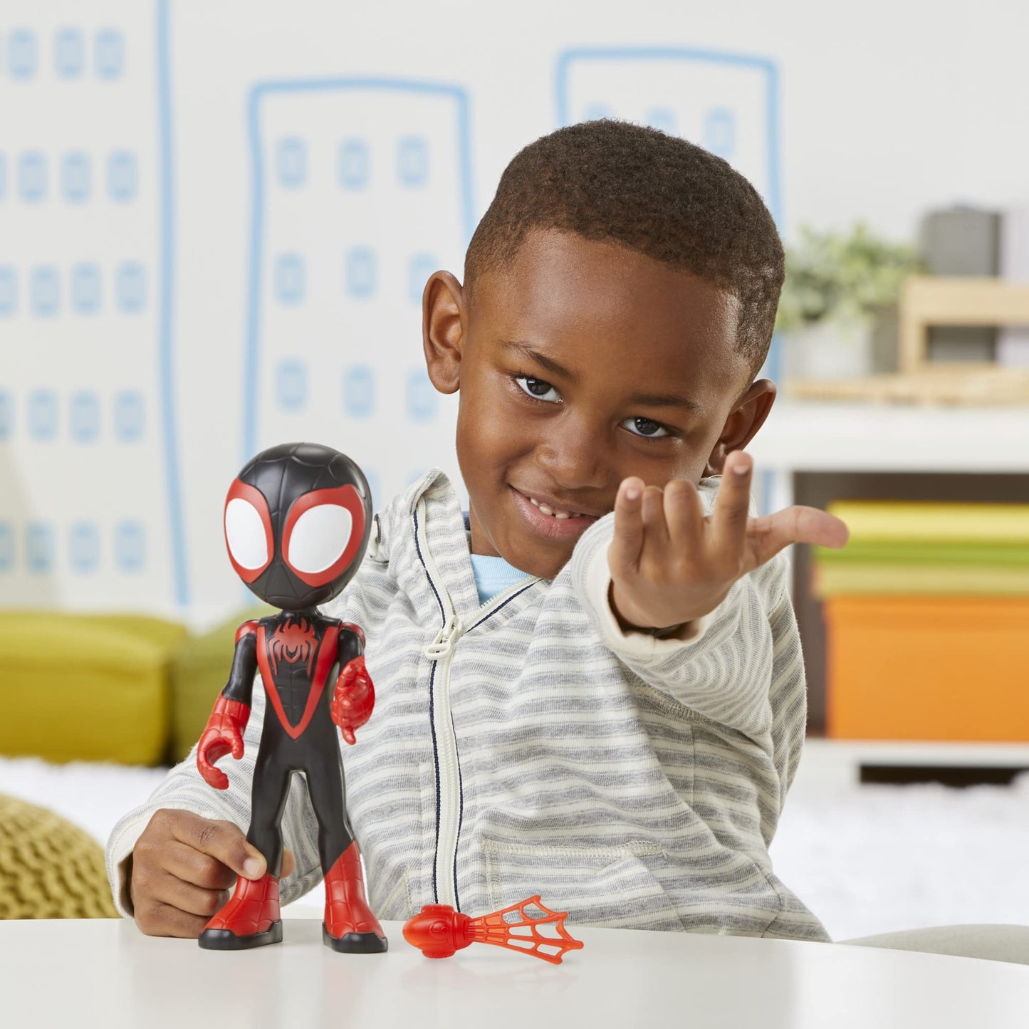 Marvel Spidey and His Amazing Friends Supersized Hero Figures Multipack, 3 Large Action Figures, Preschool Super Hero Toy, Ages 3 and Up (Amazon Exclusive)