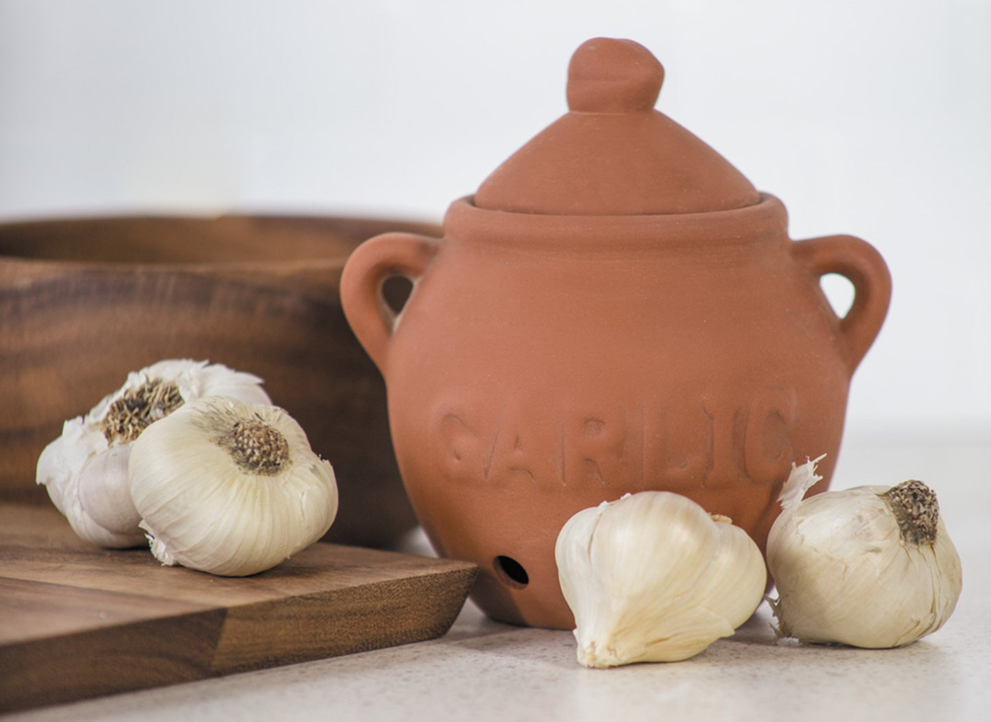Fox Run 3936 Garlic Keeper, Terra Cotta