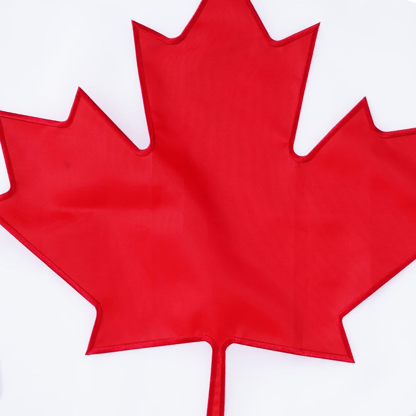 Homissor Canada Flag Canadian Flags 4x6 Outdoor Heavy Duty for Outside Embroidered Maple Leaf Sewn Stripes 2 Brass Grommets