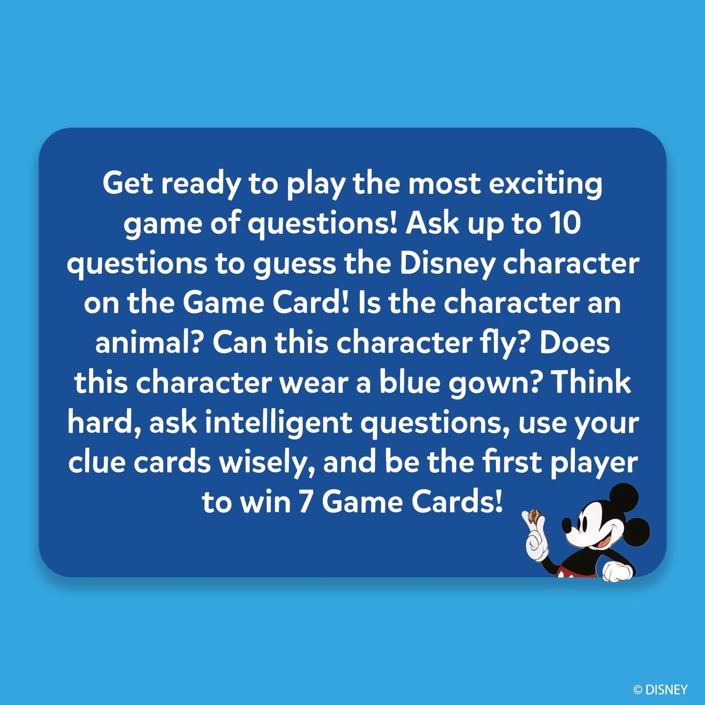 Skillmatics Guess in 10 Disney, Card Game for Girls, Boys, Kids, Teens, Adults Who Love Cinderella, Mickey Mouse, Moana, Travel Toy, Gifts for Ages 6, 7, 8, 9 and Up