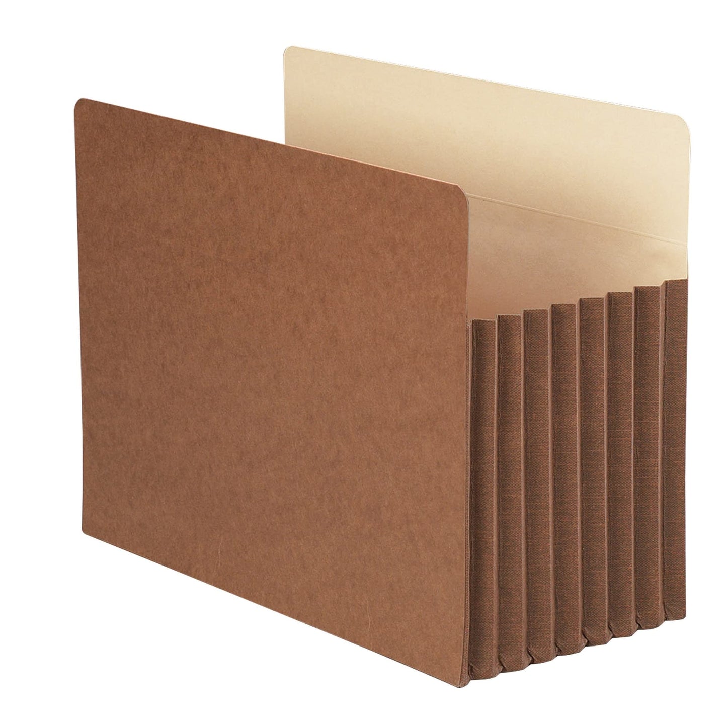 Smead Pocket, Letter, Straight, 7-Inch Expansion, Redrope 5 Per Box (73395)