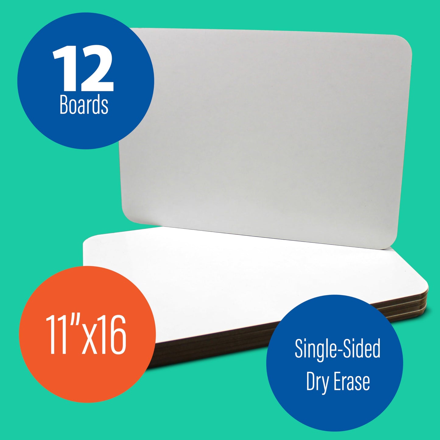 11 x 16 Dry Erase Board - Bulk Class Pack of 12