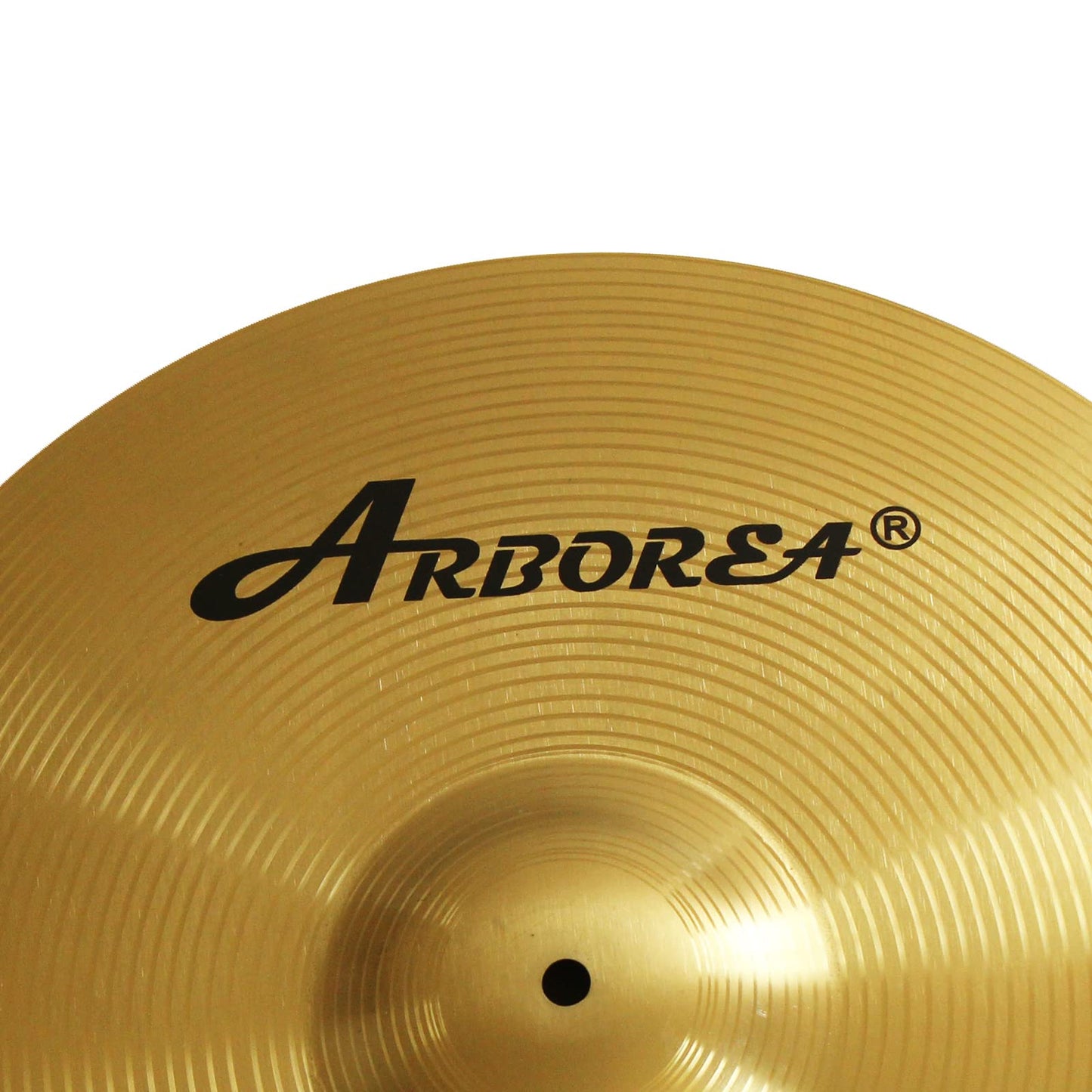 Arborea Crash Cymbal 18" Gold Hero Brilliant Finish Bright Sound Drum Cymbal For Practice (18"Crash）
