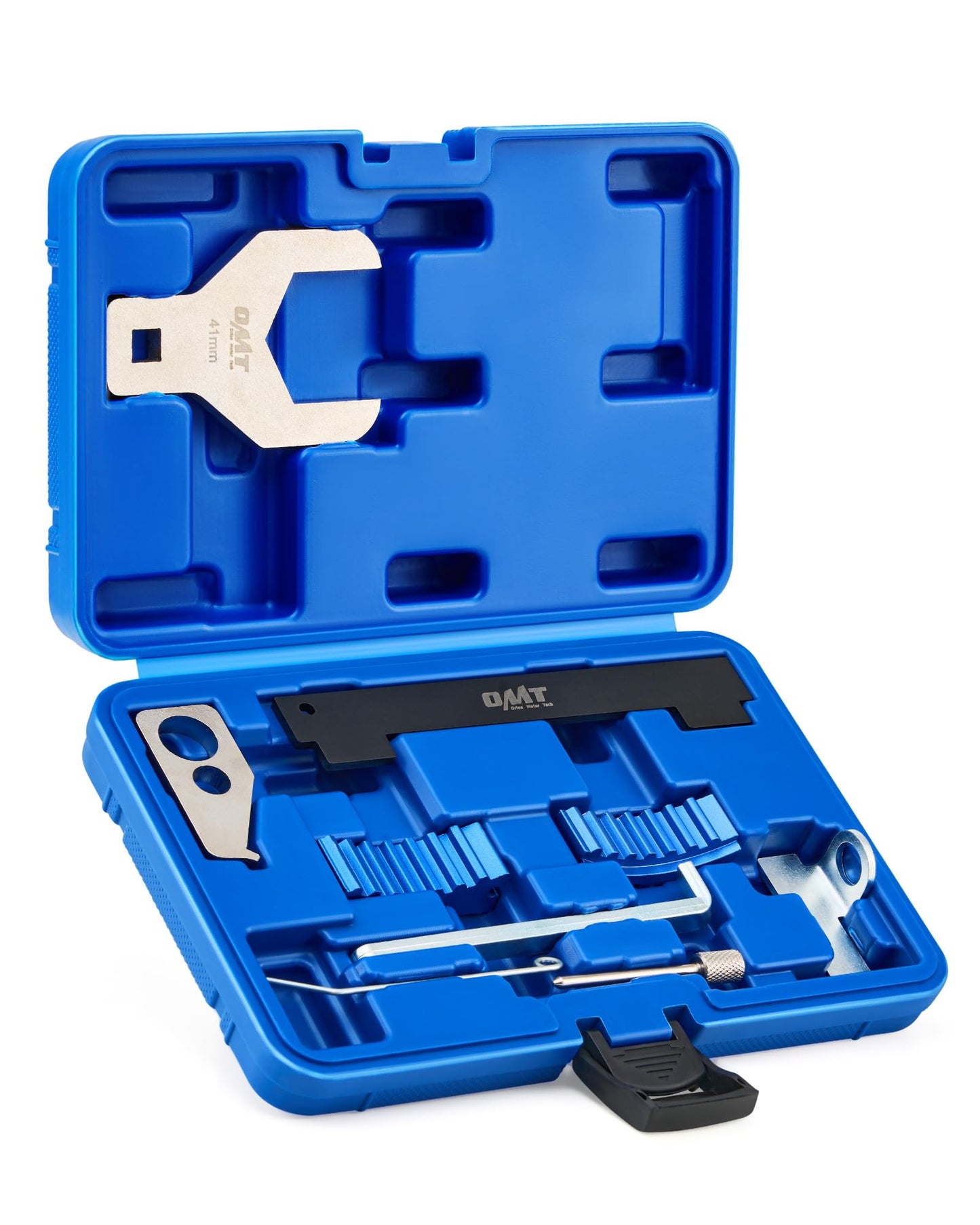 Orion Motor Tech Engine Camshaft Tensioning Locking Alignment Timing Belt Tool Kit with Water Pump Wrench, Compatible with Aveo Chevy Cruze Fiat Alfa Romeo 1.4 1.6 1.8 L Engines, 9 PCS