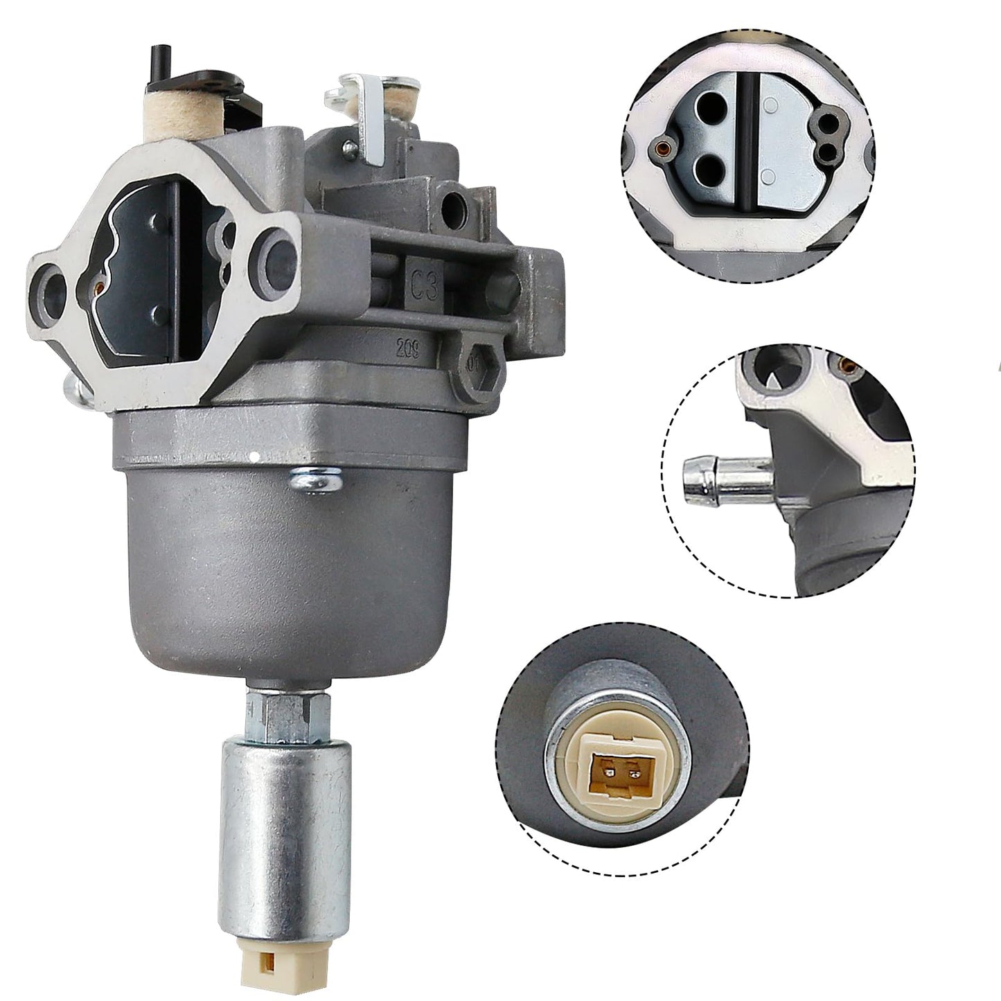 Anxingo Carburetor 13WM77KS011 Replacement for 42" Troy Bilt Pony 13AN77KS211 13WN77KS066 Riding Lawn Mower Tractor, Replacement for Briggs Stratton 15.5HP 17.5HP 500cc Engine