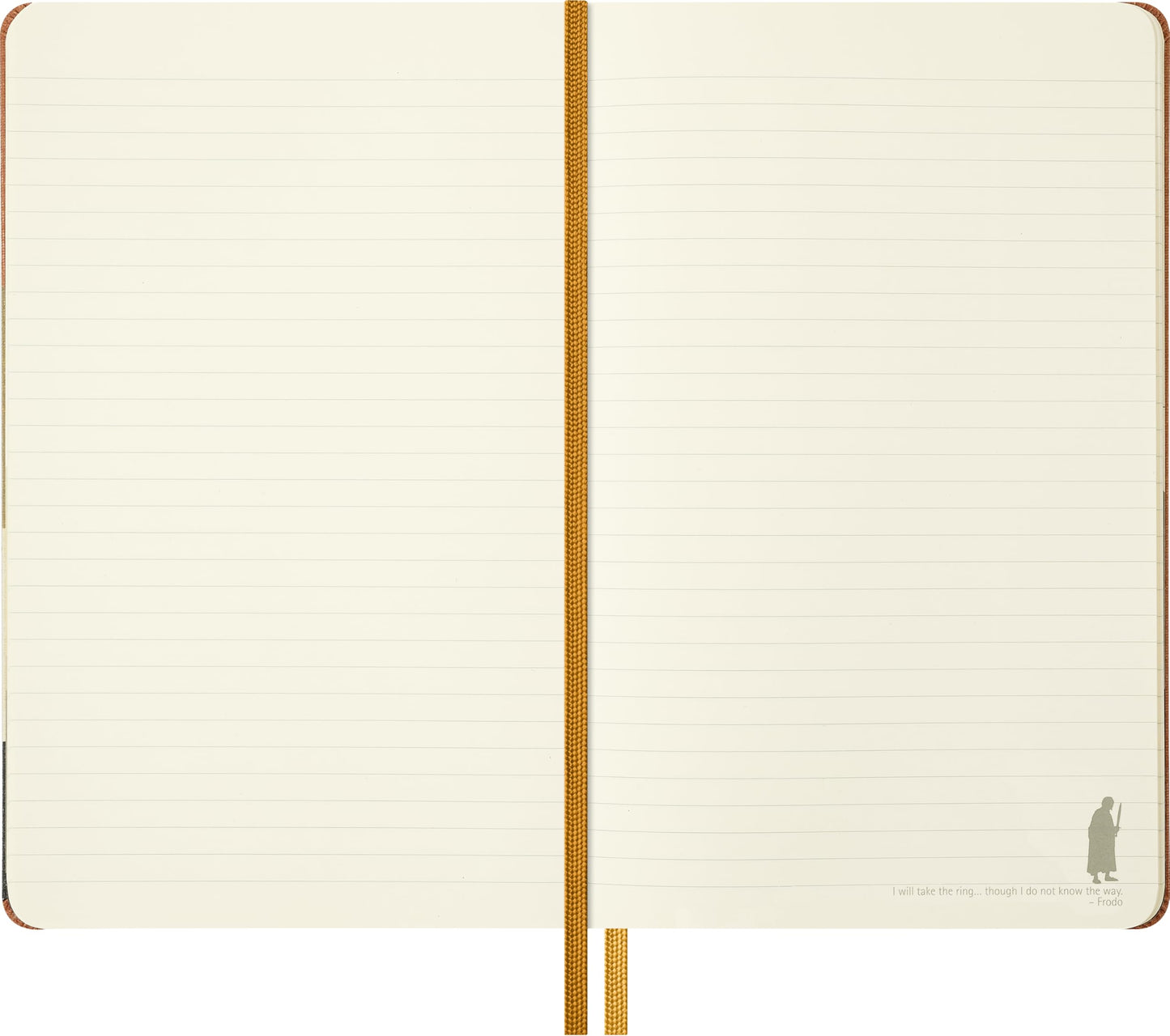 Moleskine Limited Edition The Lord of the Rings Notebook, Hard Cover, Large (5" x 8.25"), Ruled/Lined, Frodo & Sam Journey Graphic, 176 Pages