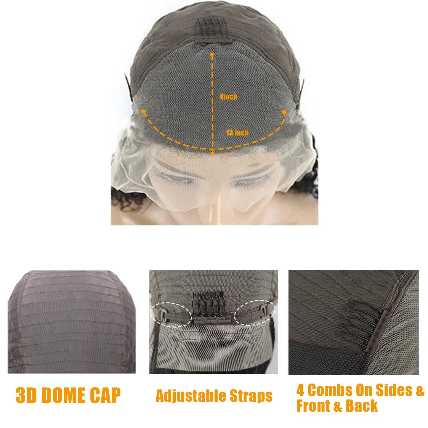 Bob Wig Human Hair 13x4 frontal lace wig Human Hair 180 Density 12 inch HD Lace Front Wigs with Baby Hair 180% Density Glueless Short Human Hair Wigs for Women Natural Color