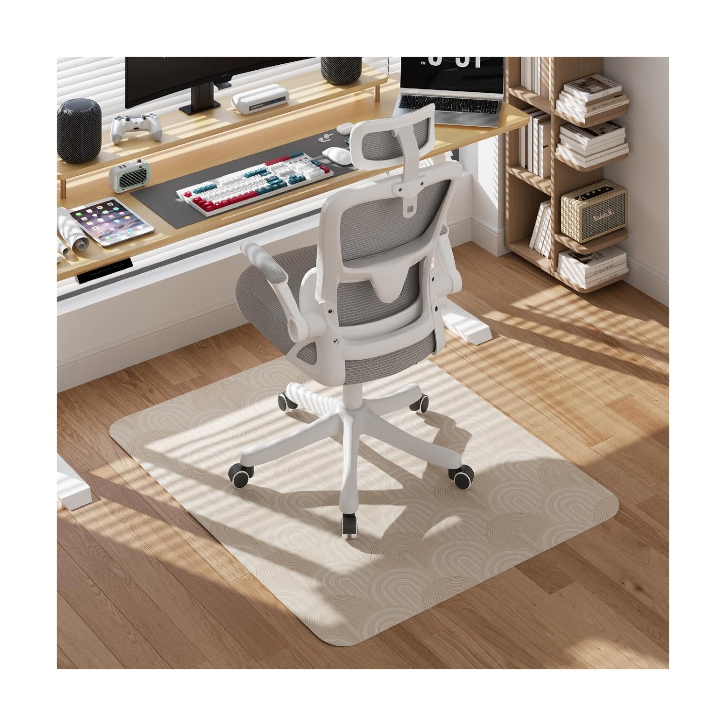 Comfypad - Office Chair Mat, Durable Slip Resistant Desk Chair Mat for Hard Floors, Heavy Duty Office Floor Under Rolling Chair Mat