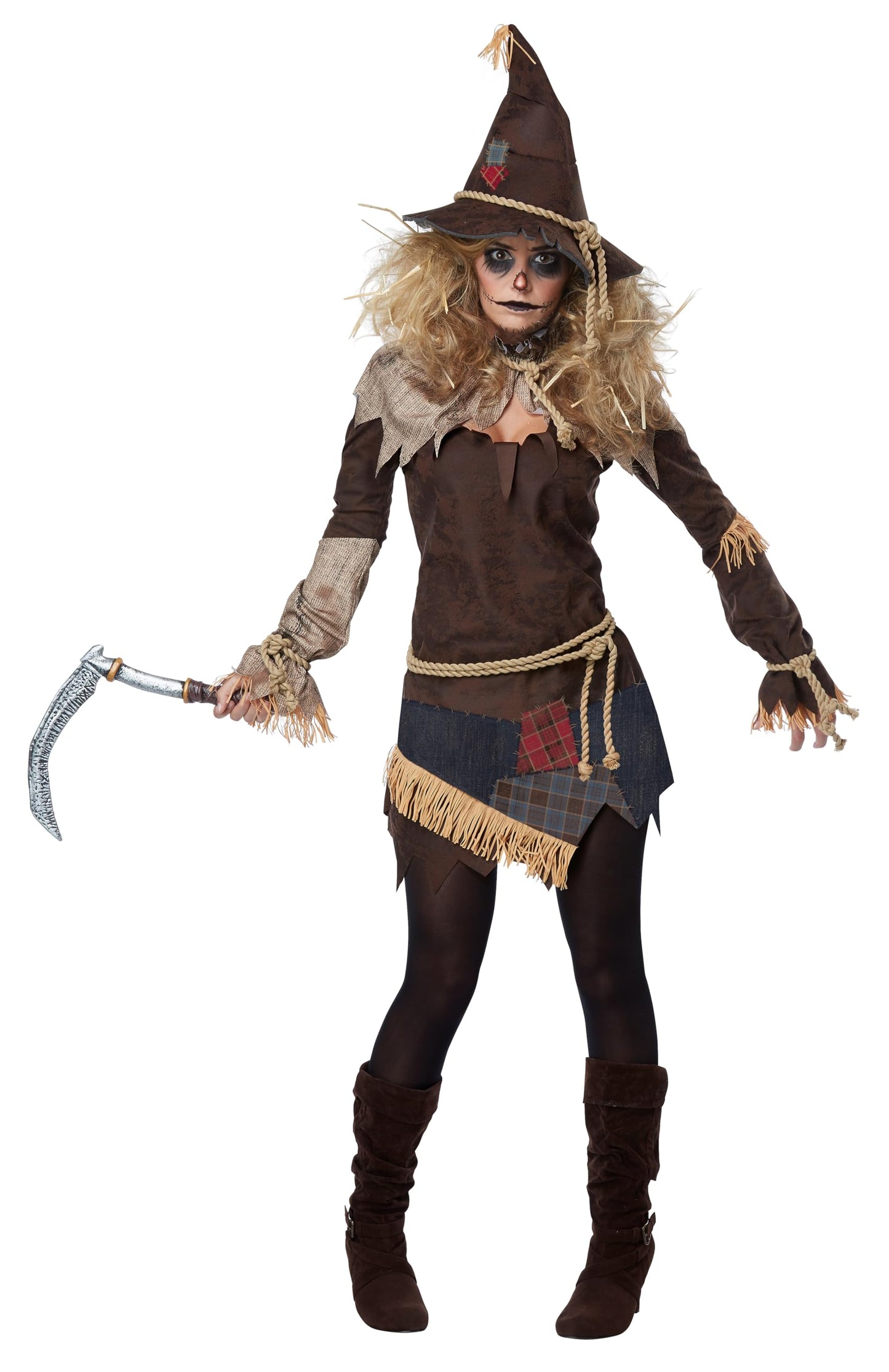 Creepy Scarecrow Womens Costume Small