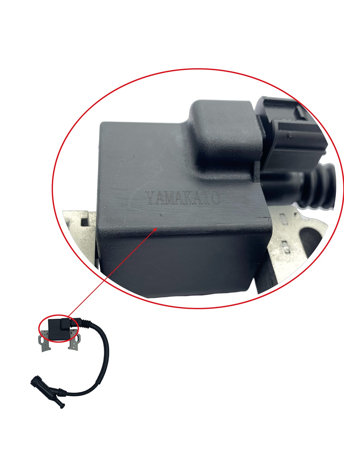 YAMAKATO 30500-Z5T-003 Four Prong Ignition Coil Module w/ 4 pin Connector For Honda GX340 GX390 GX240 GX270 OEM 30500Z5T003