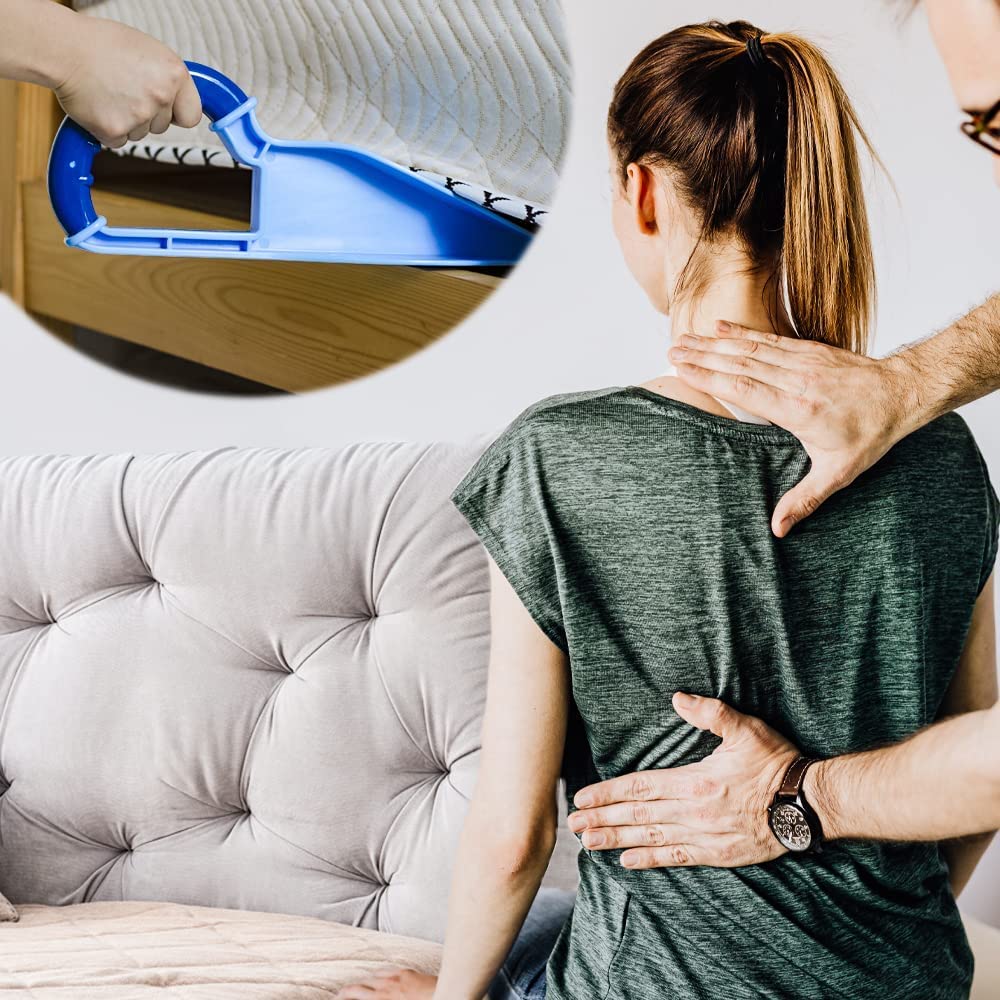 Mattress Lifter,Mattress Elevator,Bed Making Aid with Bed Sheet Tucker Tool for Easy Cleaning Bed Lifter for Back Pain Relief