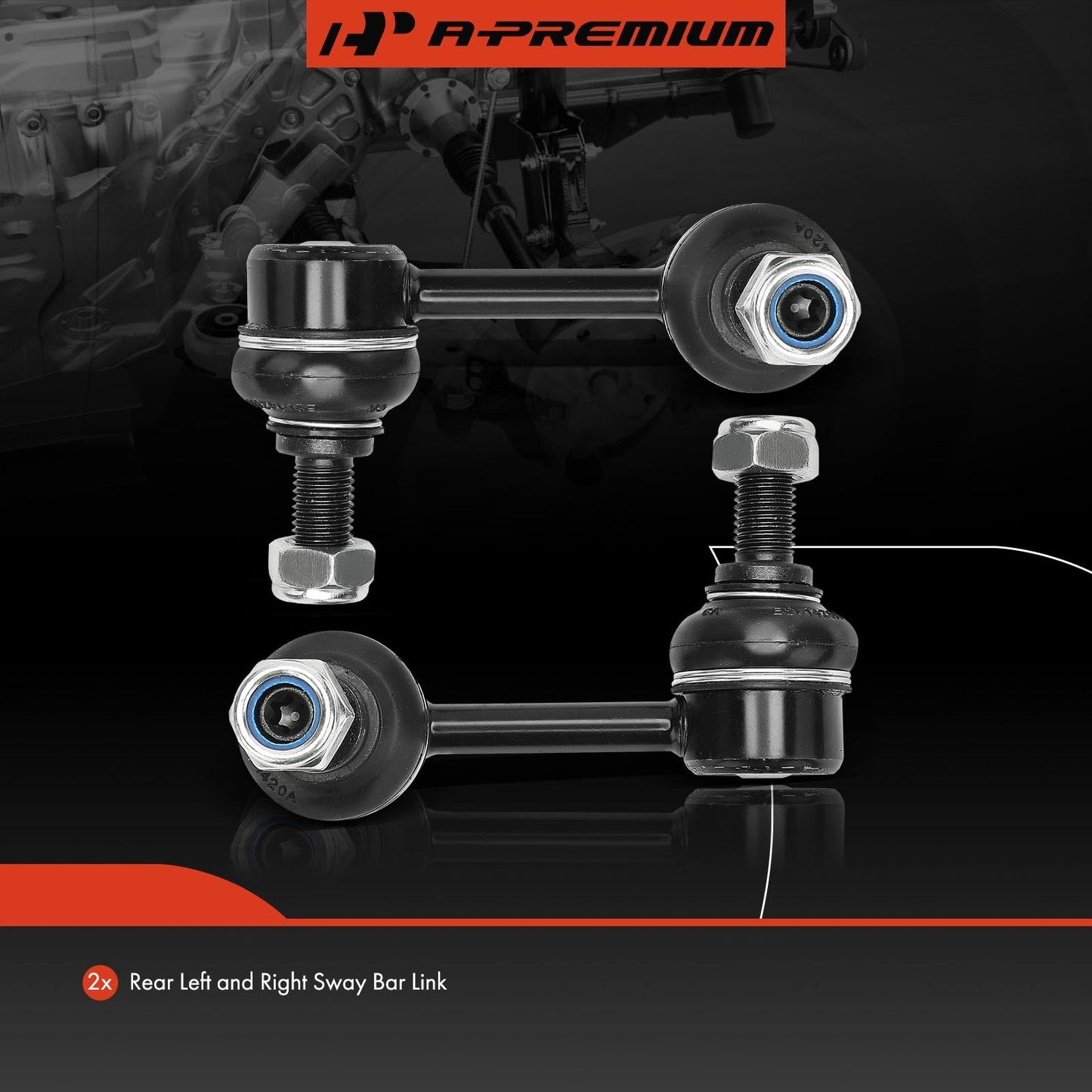 A-Premium Sway Bar Link Replacement for Dodge Journey 2009-2020, Rear Left and Right, A Set of 2