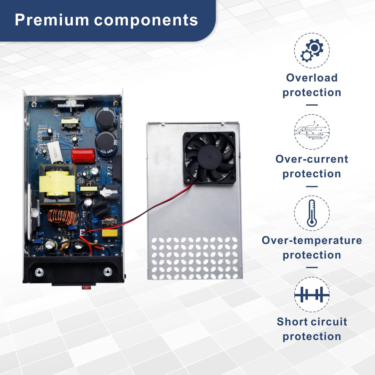 BOSYTRO 12V DC Power Supply 600W 50A SMPS 110v to 12v Converter Transformer AC to DC Converter for 3D Printer, Led Strip, Motor Pump, CCTV, Electronic Instruments, Lab Computer