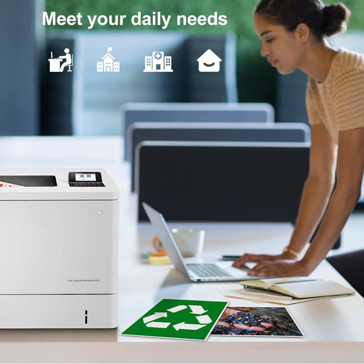 64XL Ink Cartridge for HP Printers Compatible for HP 64 Ink Cartridges, with HP 64XL Ink Cartridge Black and Colour for HP Envy Photo 7855 7864 7120 7130 7858 6252 6255 6258 6200 6220 6230 6232 2-Pack