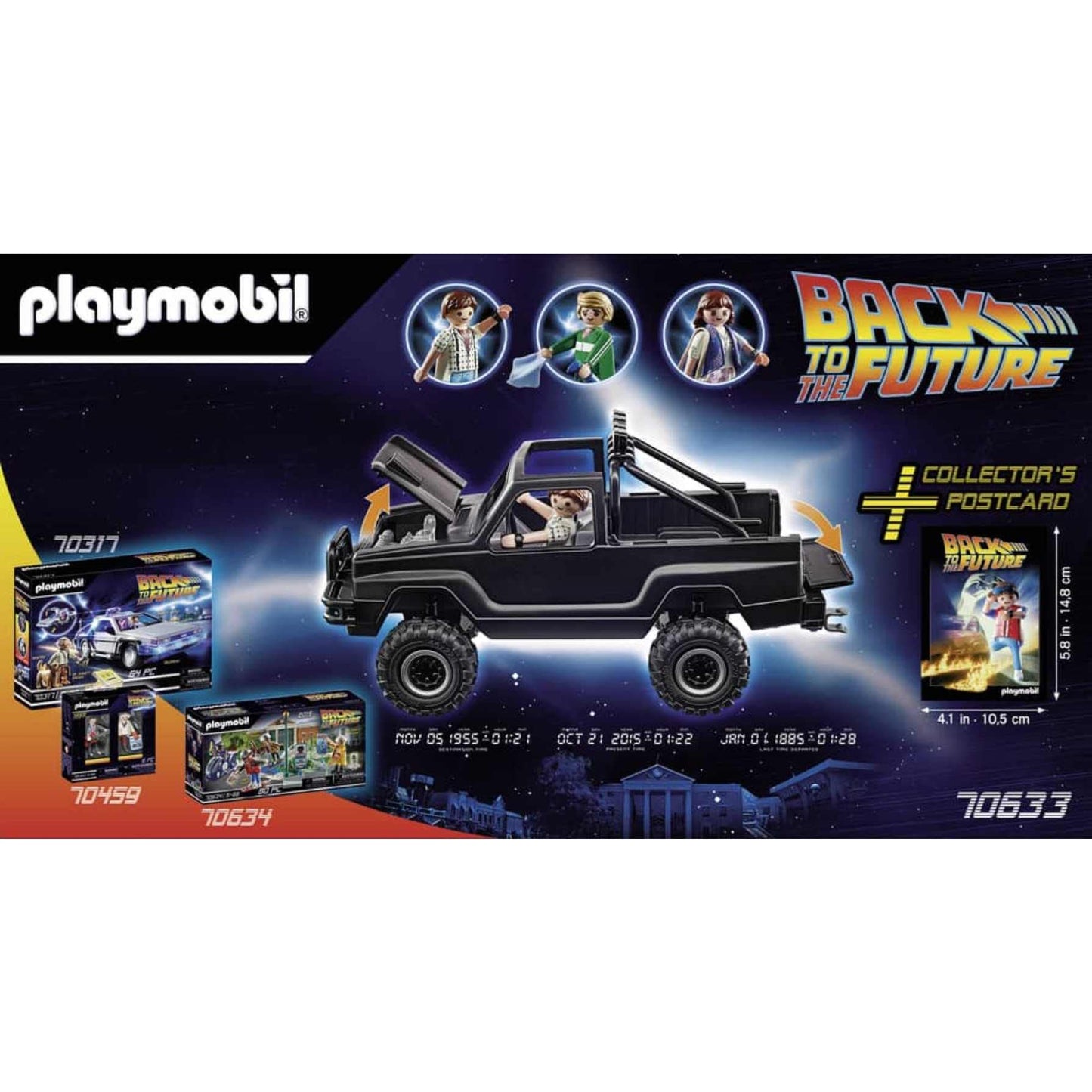 PLAYMOBIL Back to The Future Marty's Pickup Truck