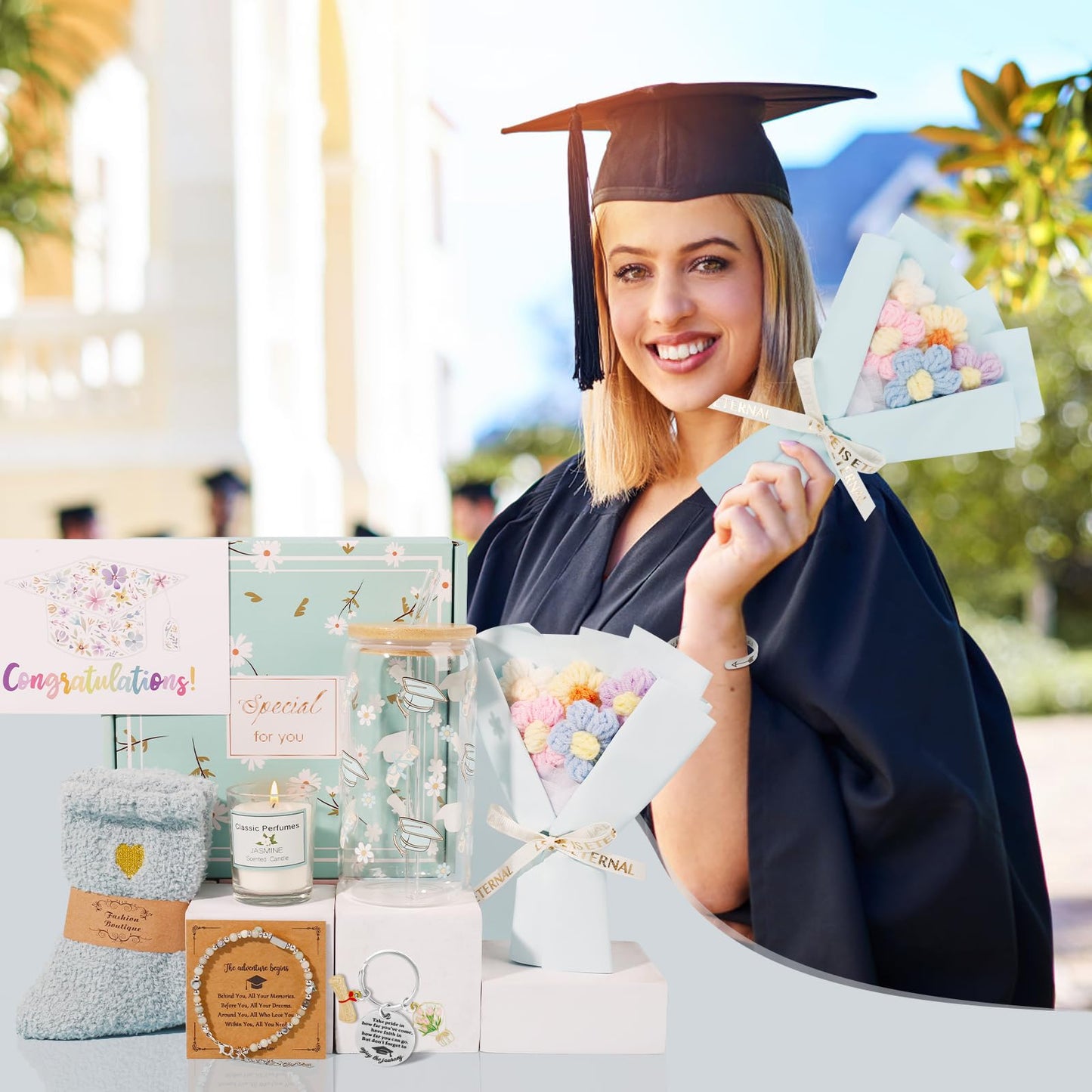 Graduation Gifts for Her 2026, College High School Graduation Gifts Box Set, Graduation Presents Ideas for Women, Daughter, Girl, Nurses, Best Friend, Sister